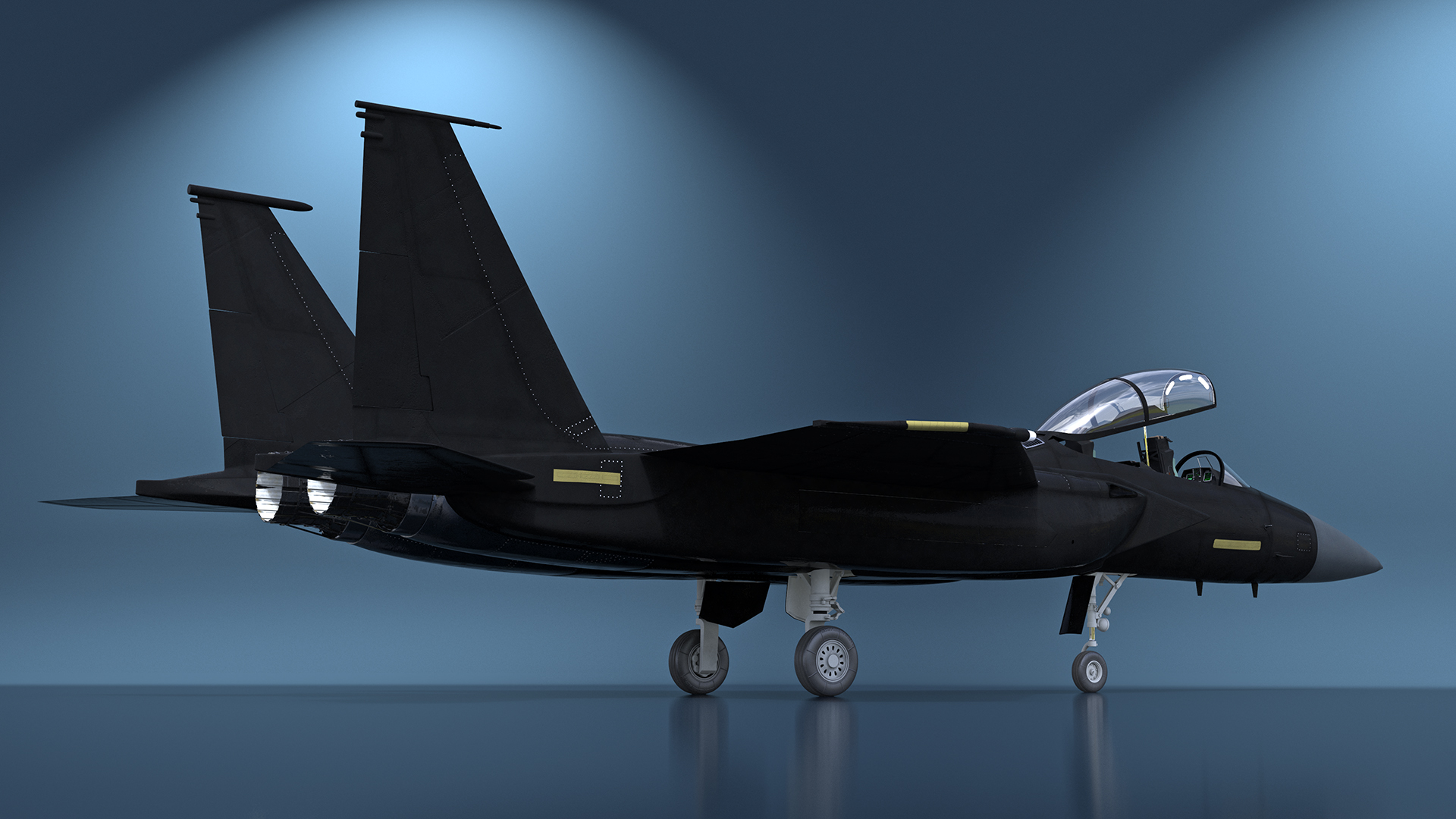 3D Multirole Strike Fighter Rigged