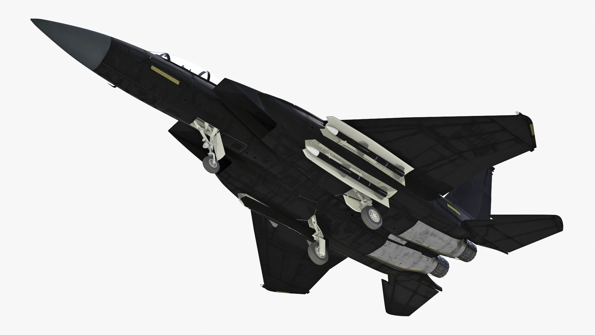 3D Multirole Strike Fighter Rigged