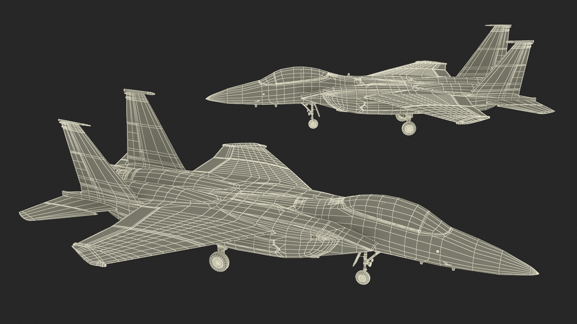 3D Multirole Strike Fighter Rigged