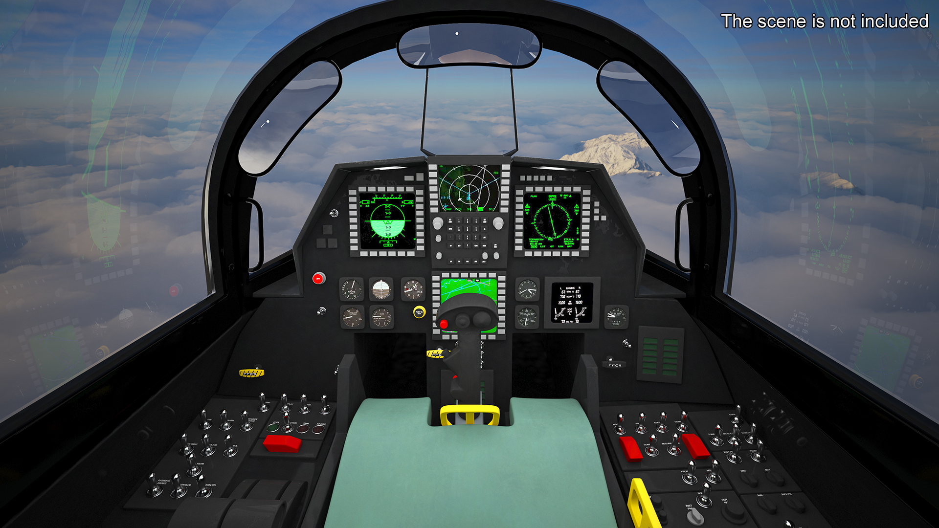 3D Multirole Strike Fighter Rigged