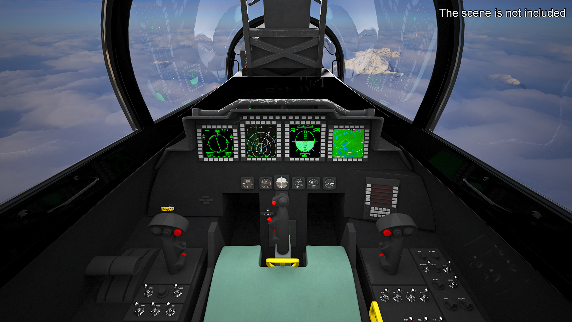 3D Multirole Strike Fighter Rigged