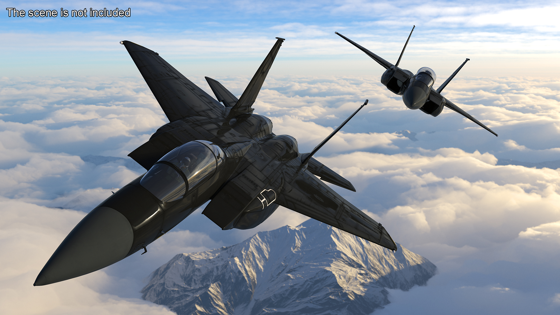 3D Multirole Strike Fighter Rigged