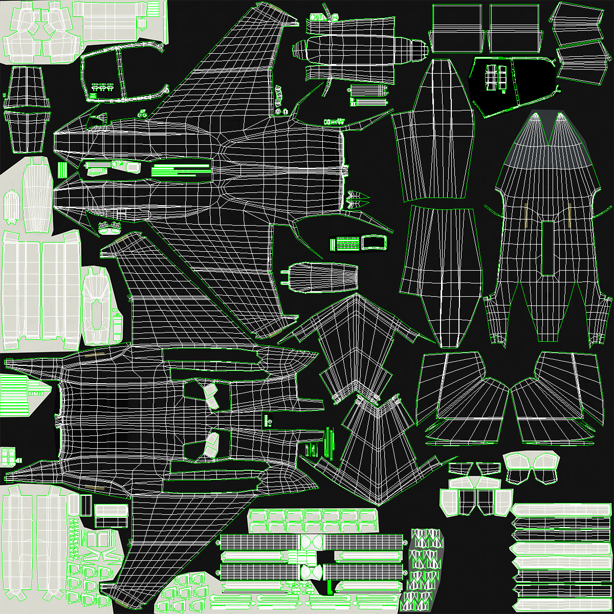 3D Multirole Strike Fighter Rigged