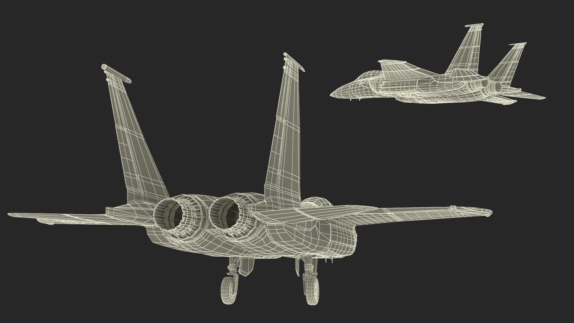 3D Multirole Strike Fighter Rigged