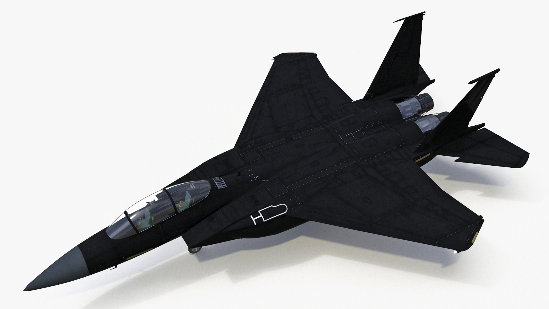 3D Multirole Strike Fighter Rigged
