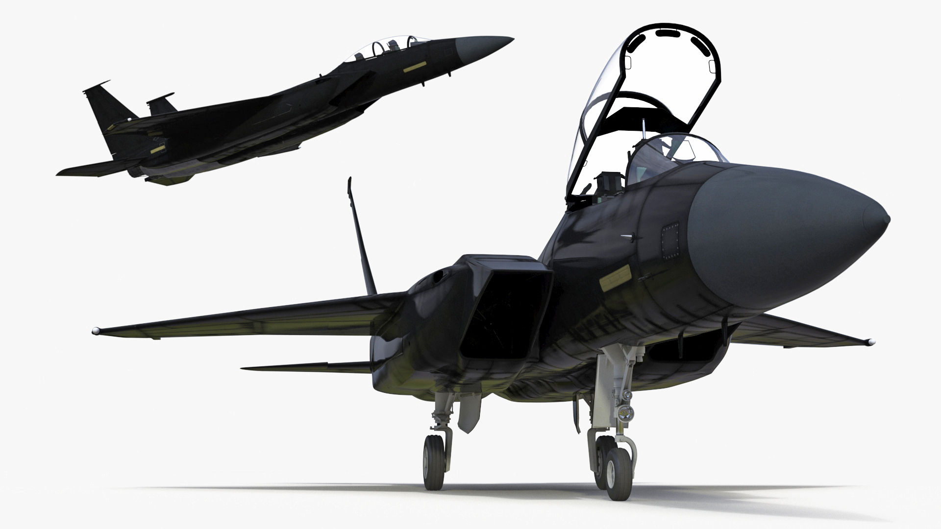 3D Multirole Strike Fighter Rigged