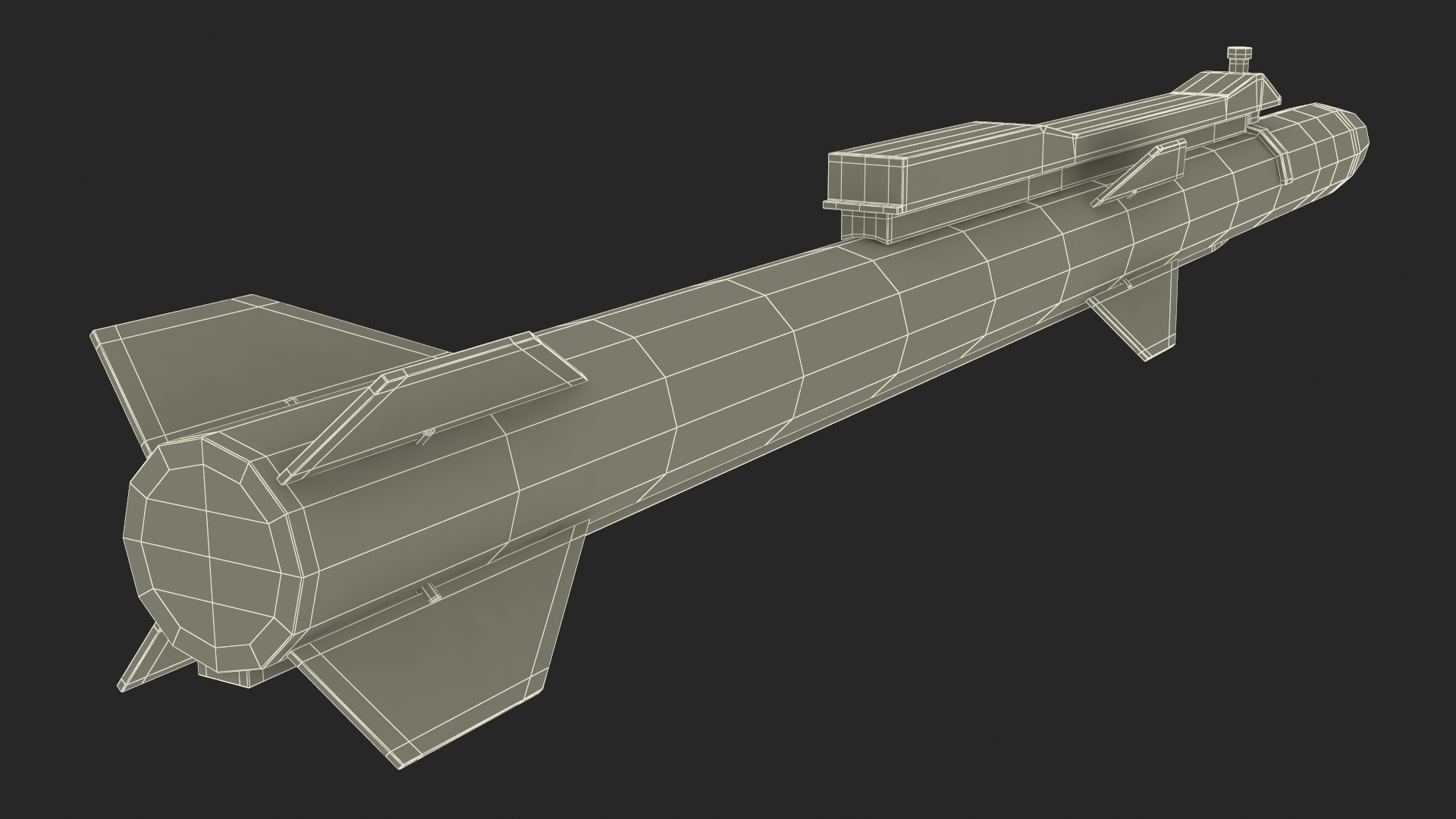 3D Multirole Strike Fighter Rigged