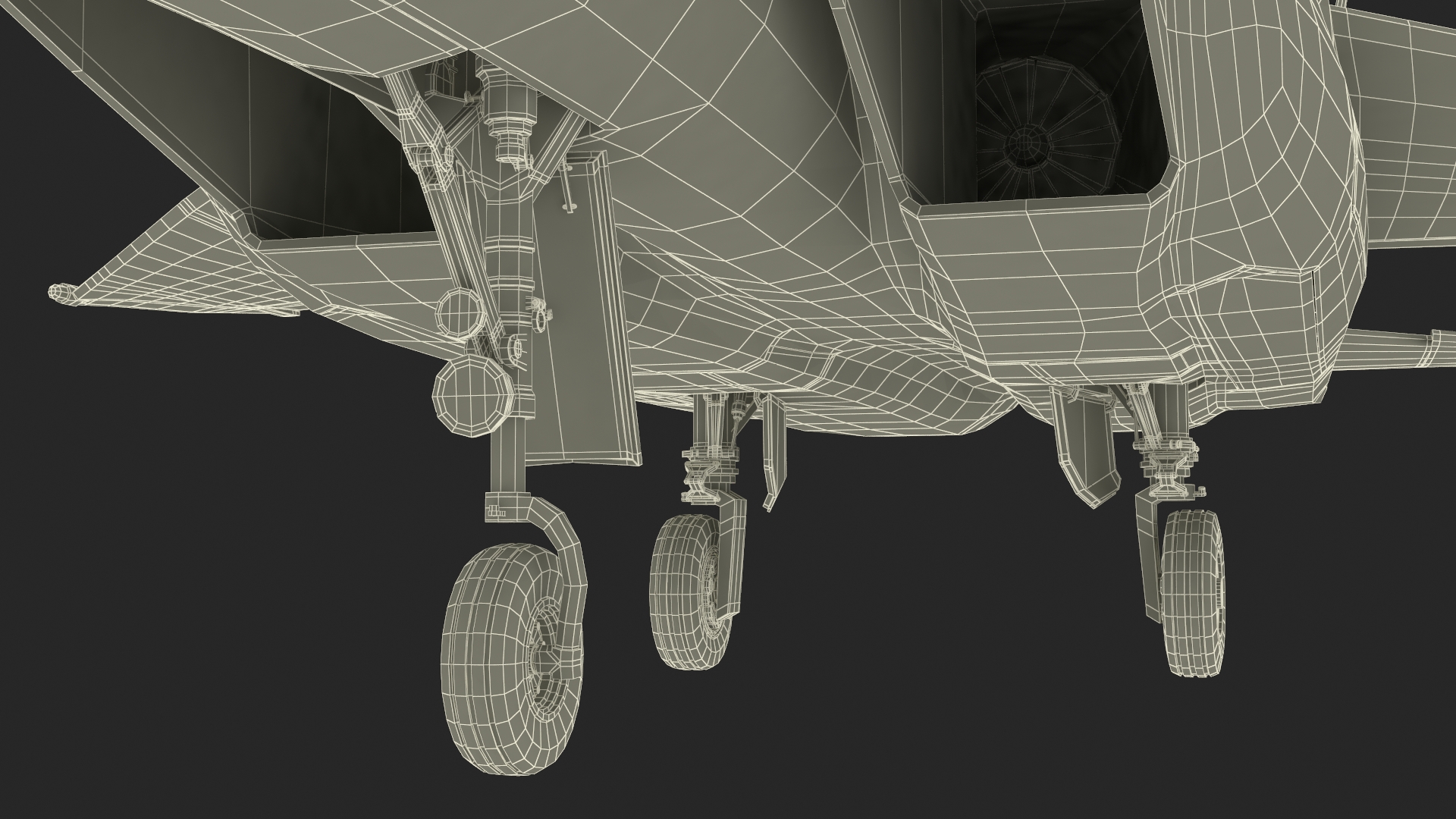3D Multirole Strike Fighter Rigged