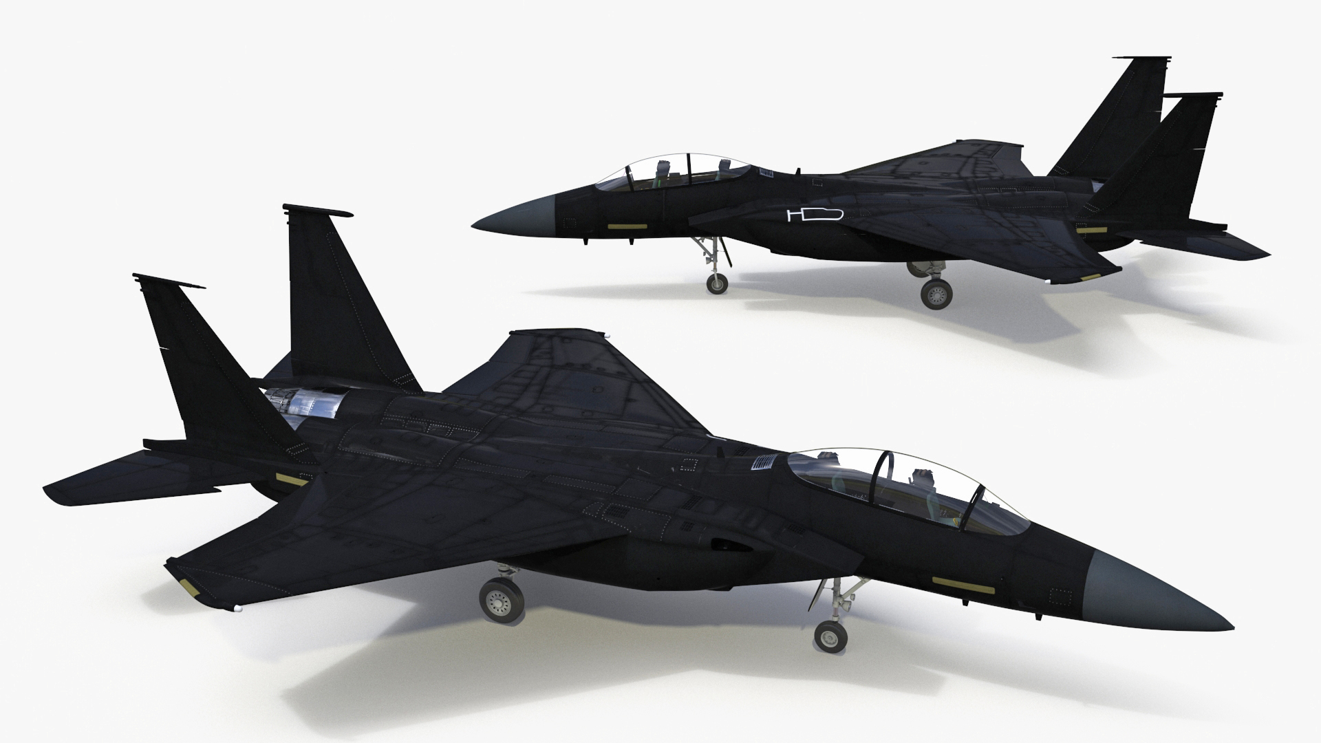 3D Multirole Strike Fighter Rigged