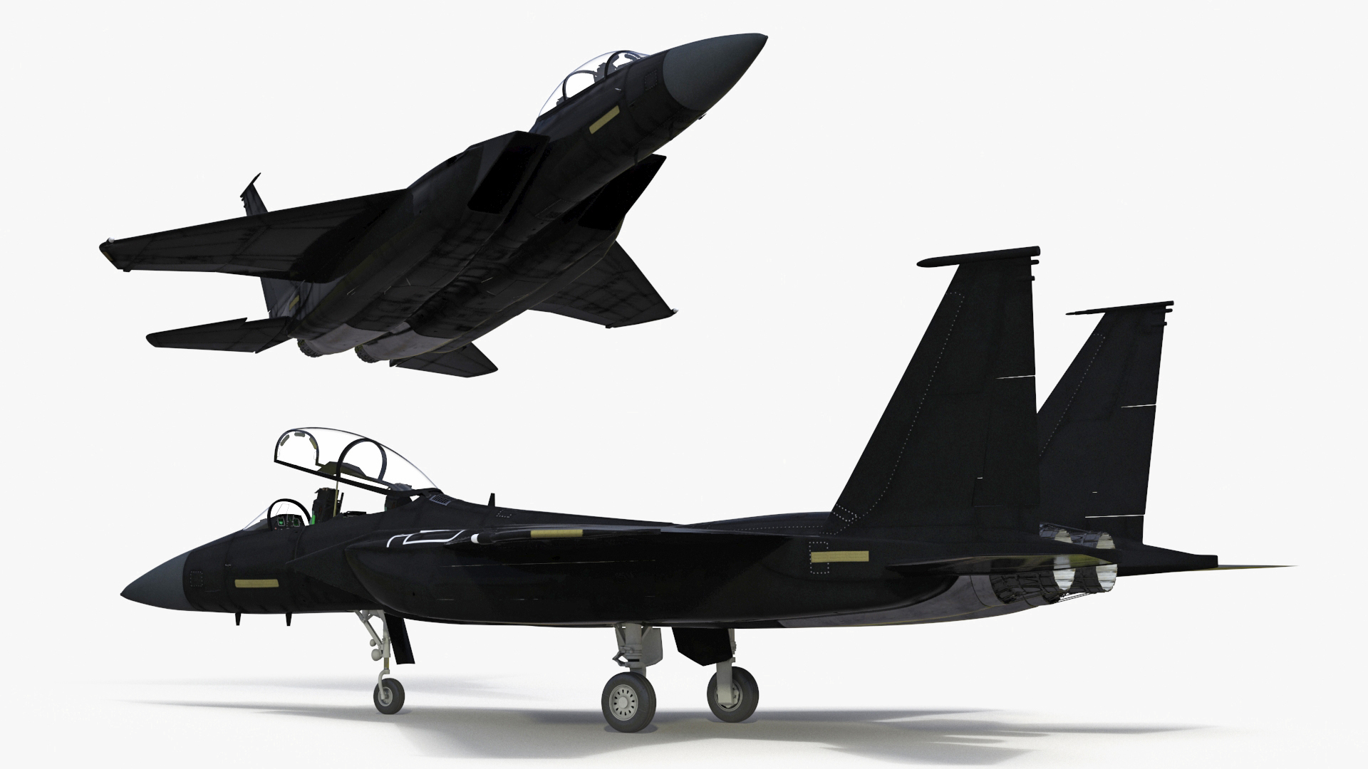 3D Multirole Strike Fighter Rigged