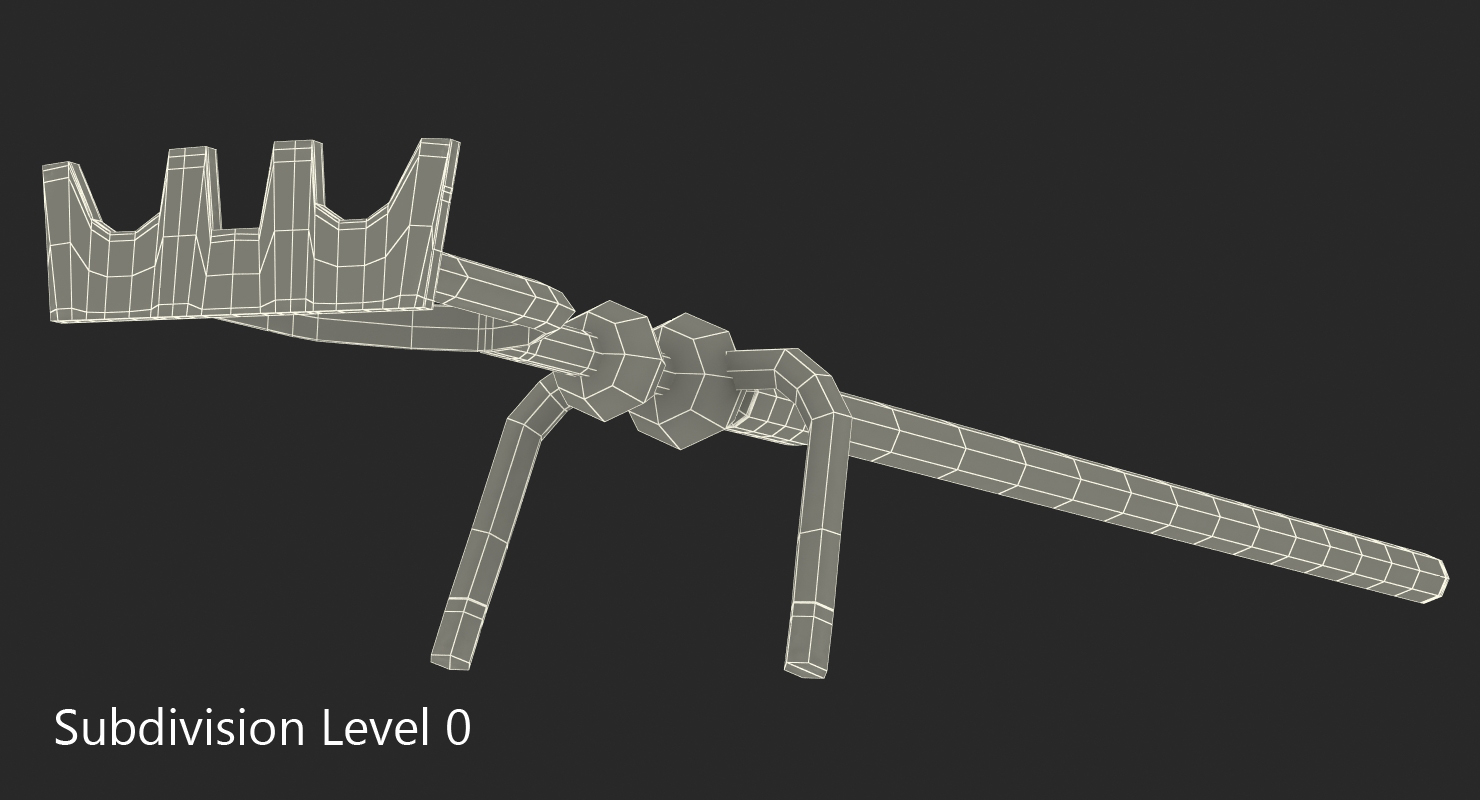 3D Snooker Extended Spider Rest model