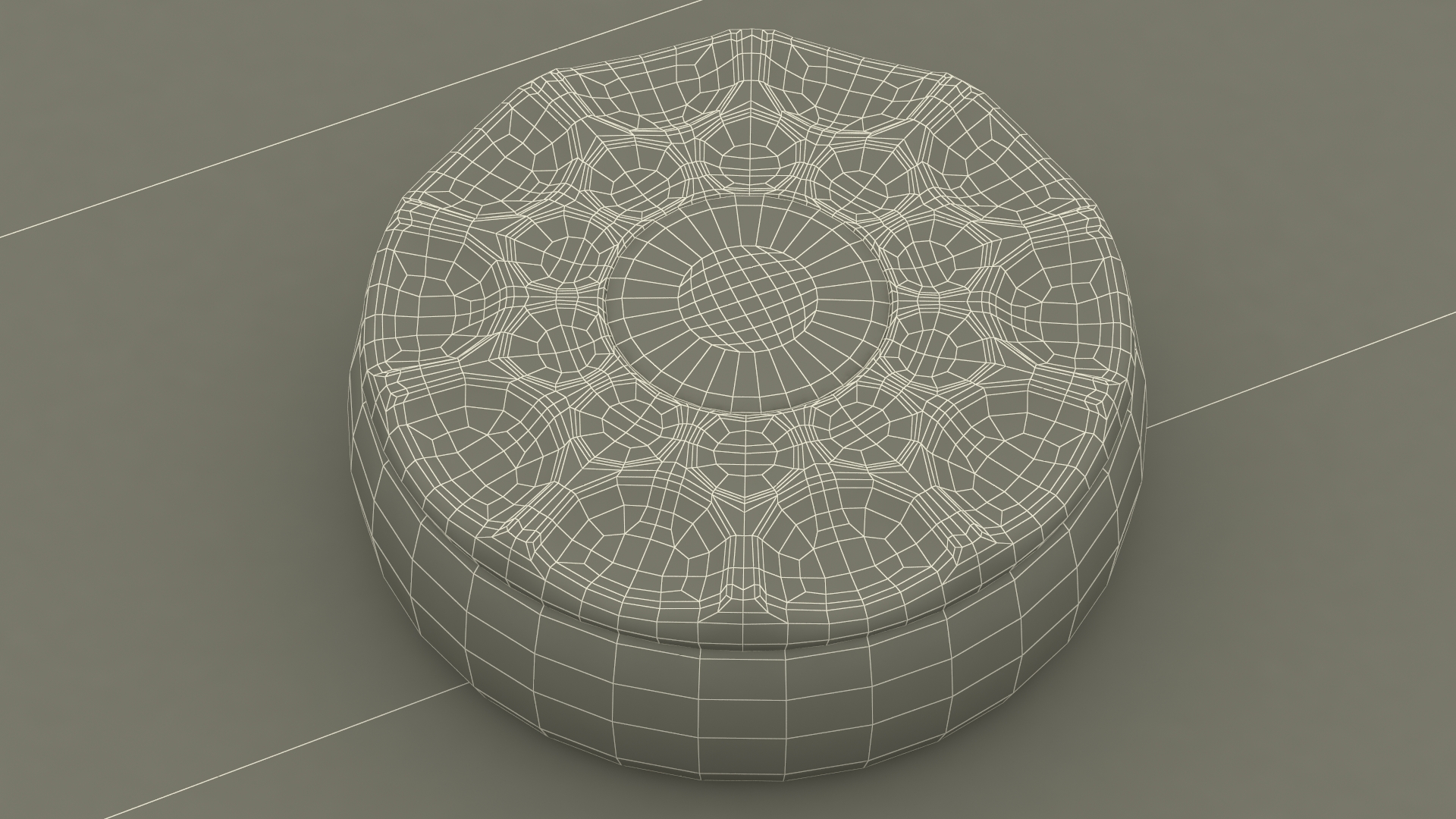 Black Shuffleboard Table 3D model
