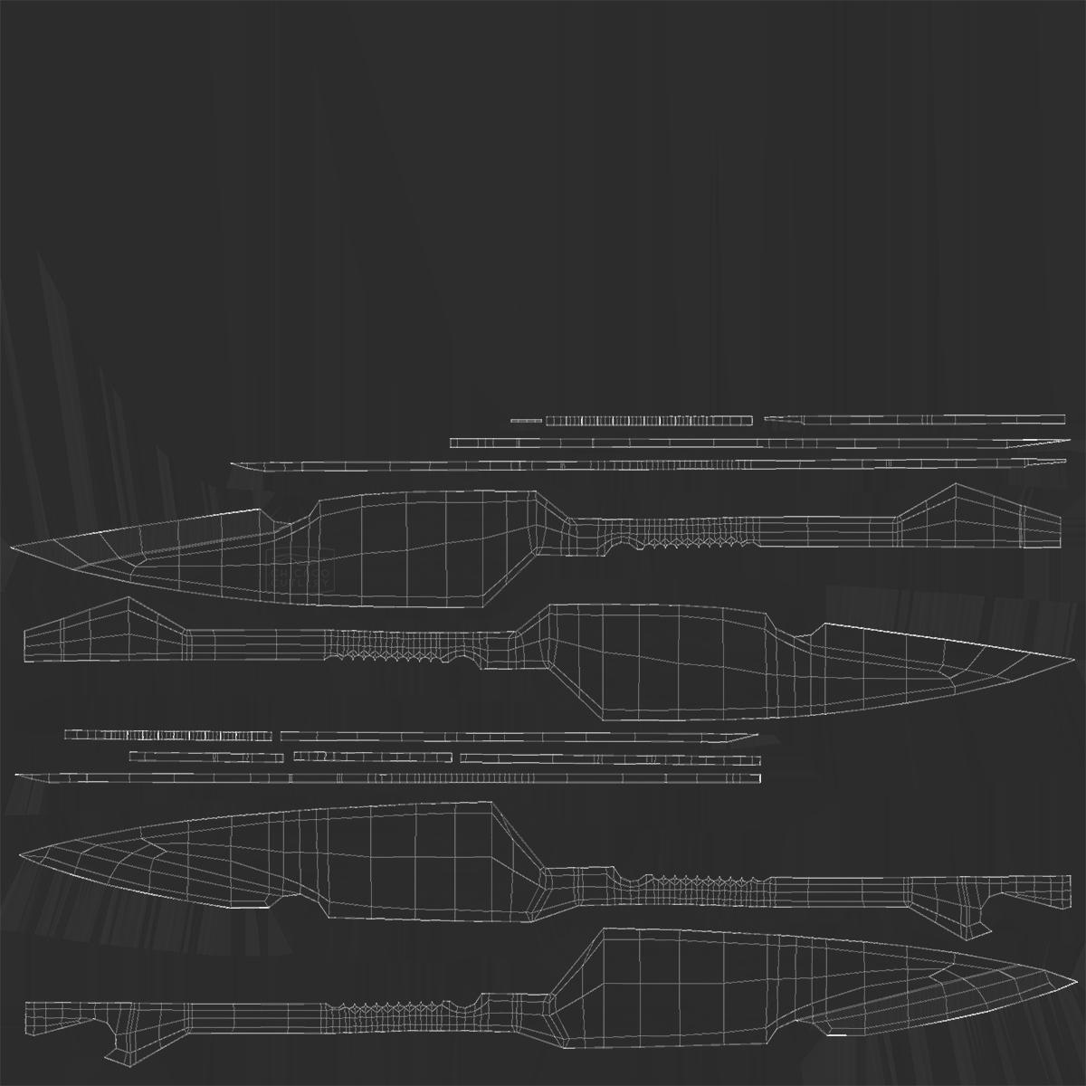 Kitchen Shears 3D model