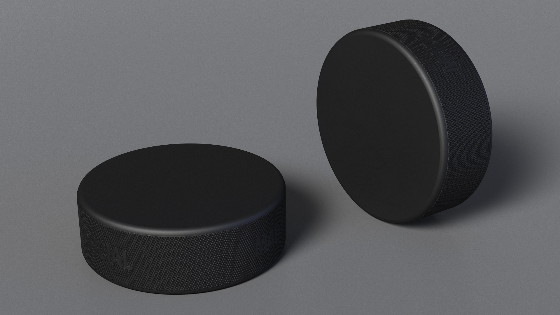Official Ice Hockey Puck 3D model