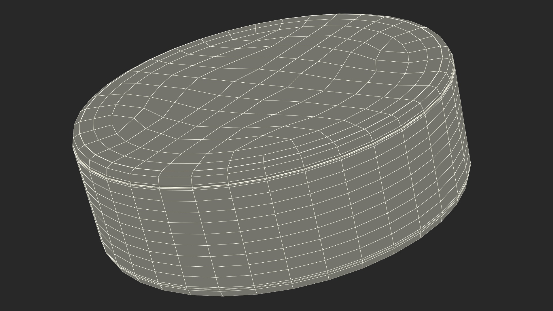 Official Ice Hockey Puck 3D model