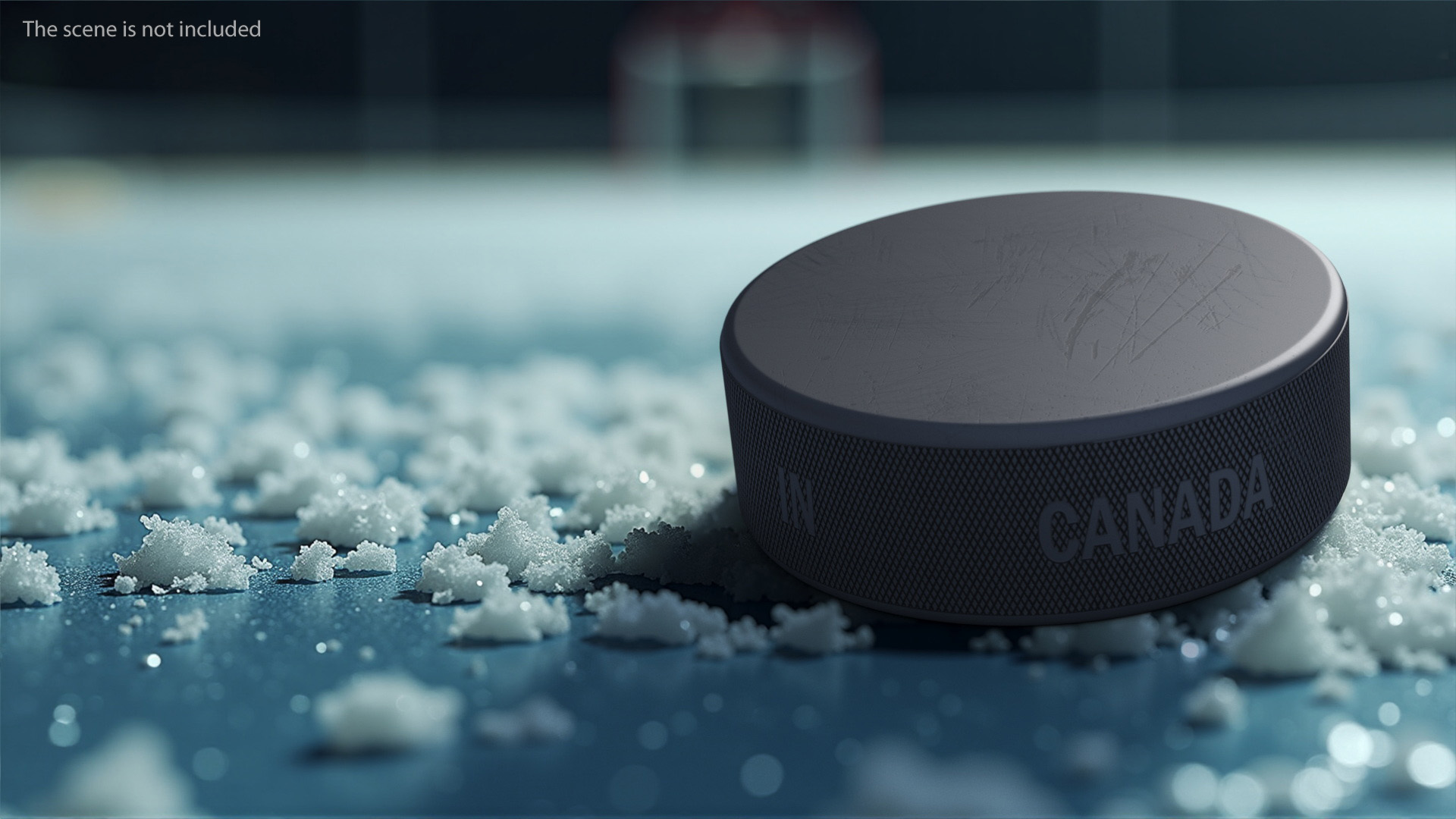 Official Ice Hockey Puck 3D model