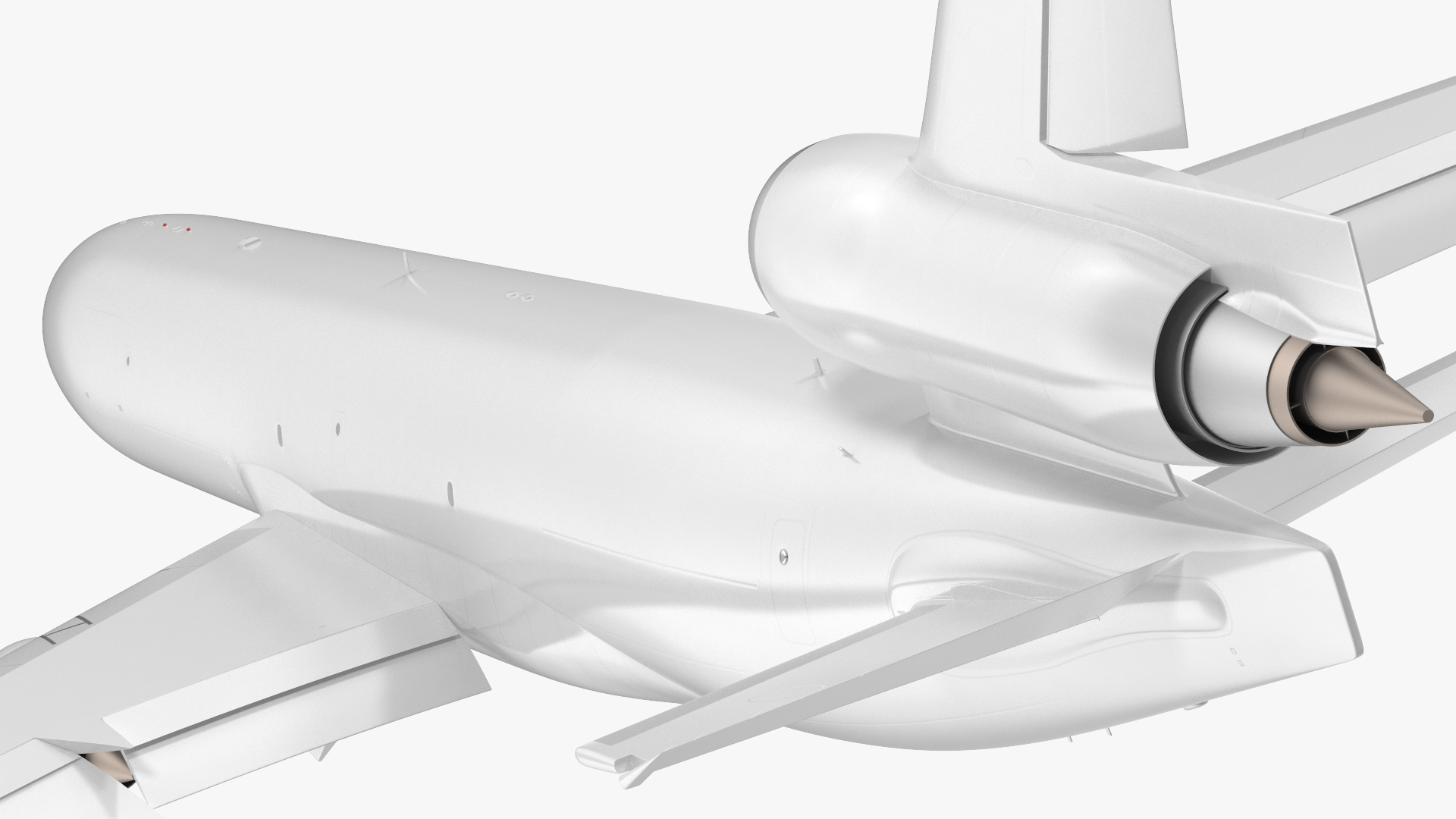 3D McDonnell Douglas MD11 Tri Jet Wide Body Airliner Rigged