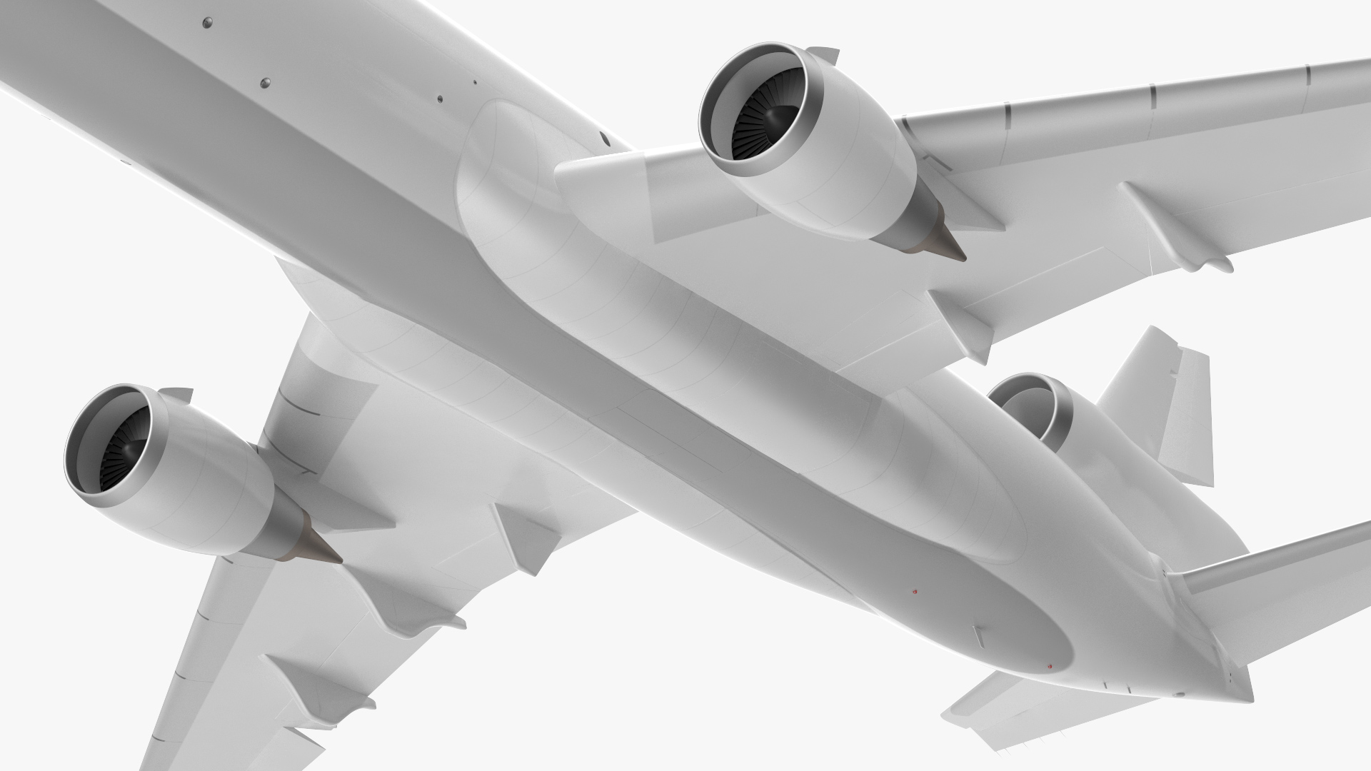 3D McDonnell Douglas MD11 Tri Jet Wide Body Airliner Rigged