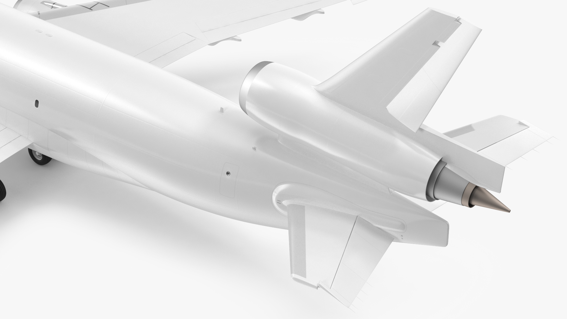 3D McDonnell Douglas MD11 Tri Jet Wide Body Airliner Rigged