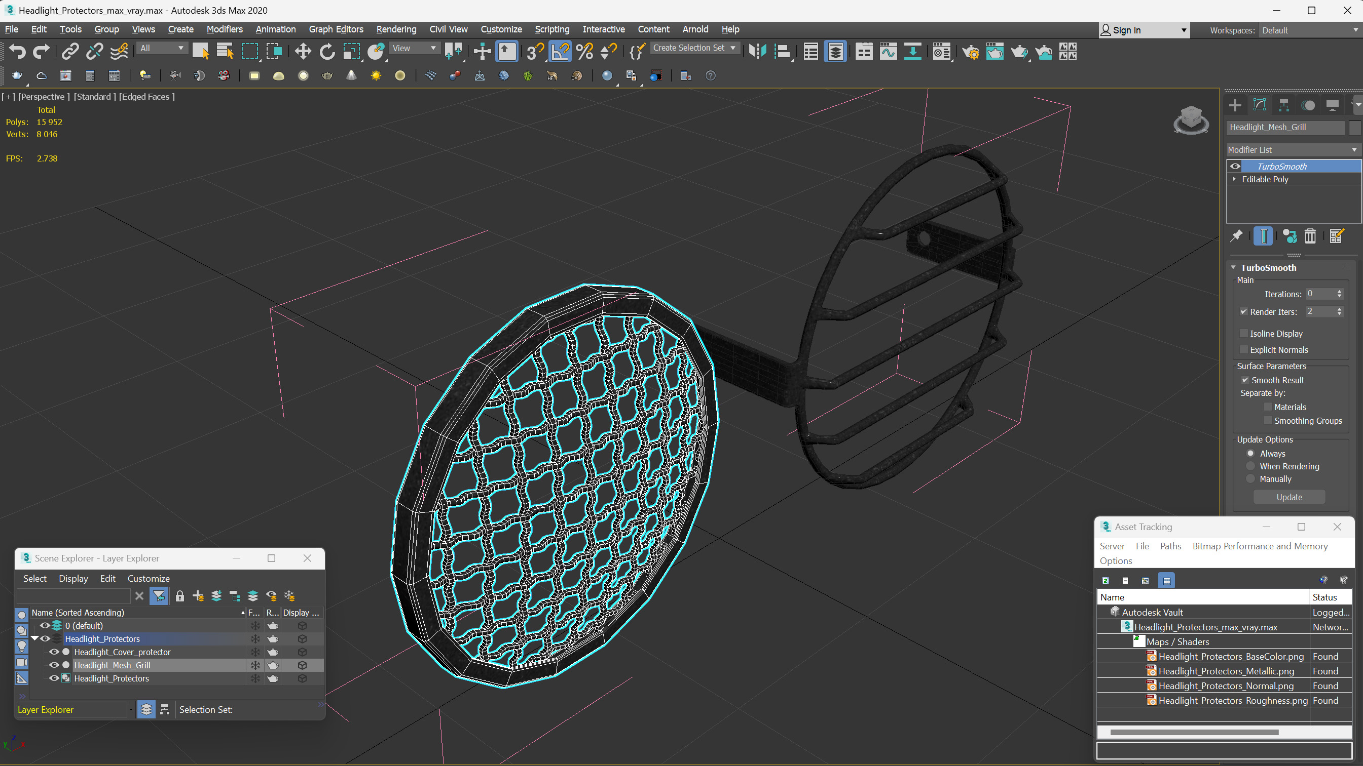 3D model Headlight Protectors