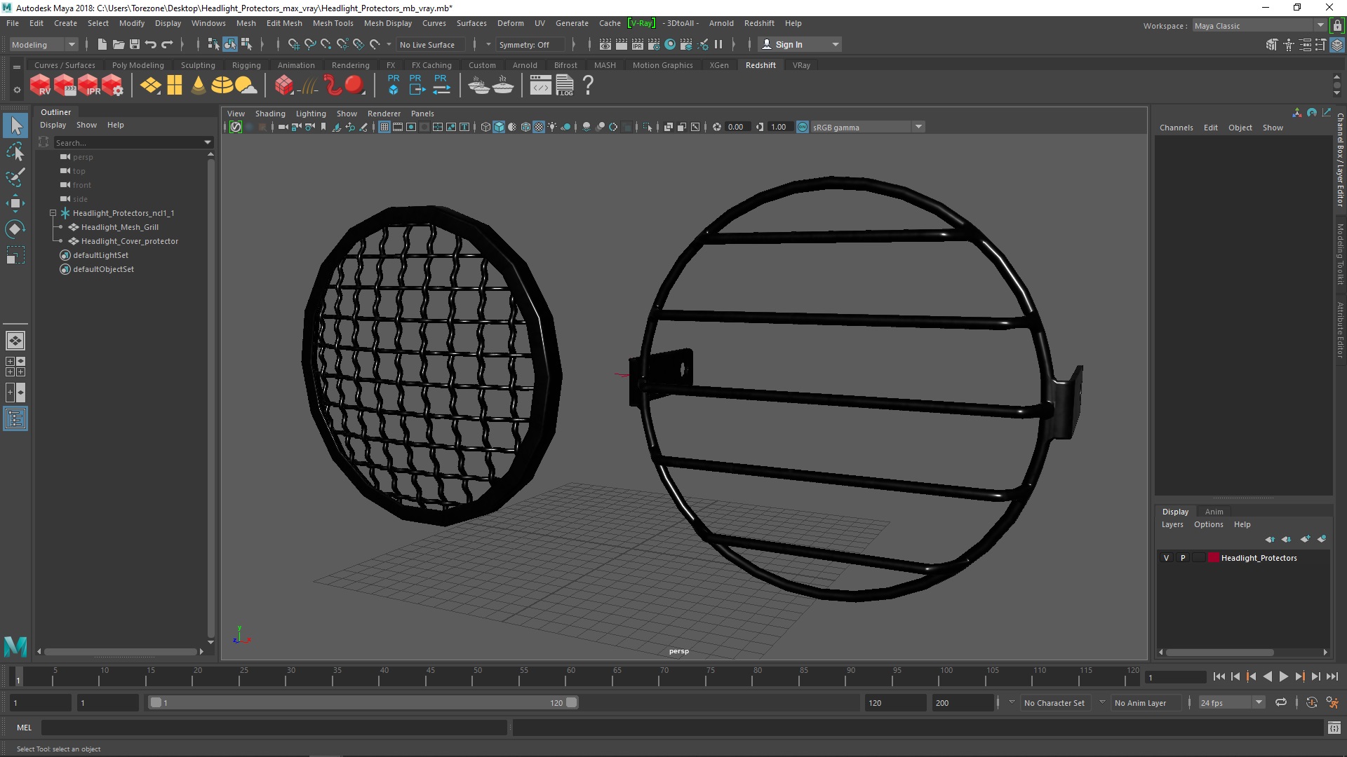 3D model Headlight Protectors