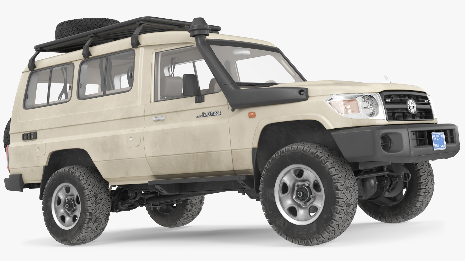Toyota Land Cruiser 78 with Roof Rack