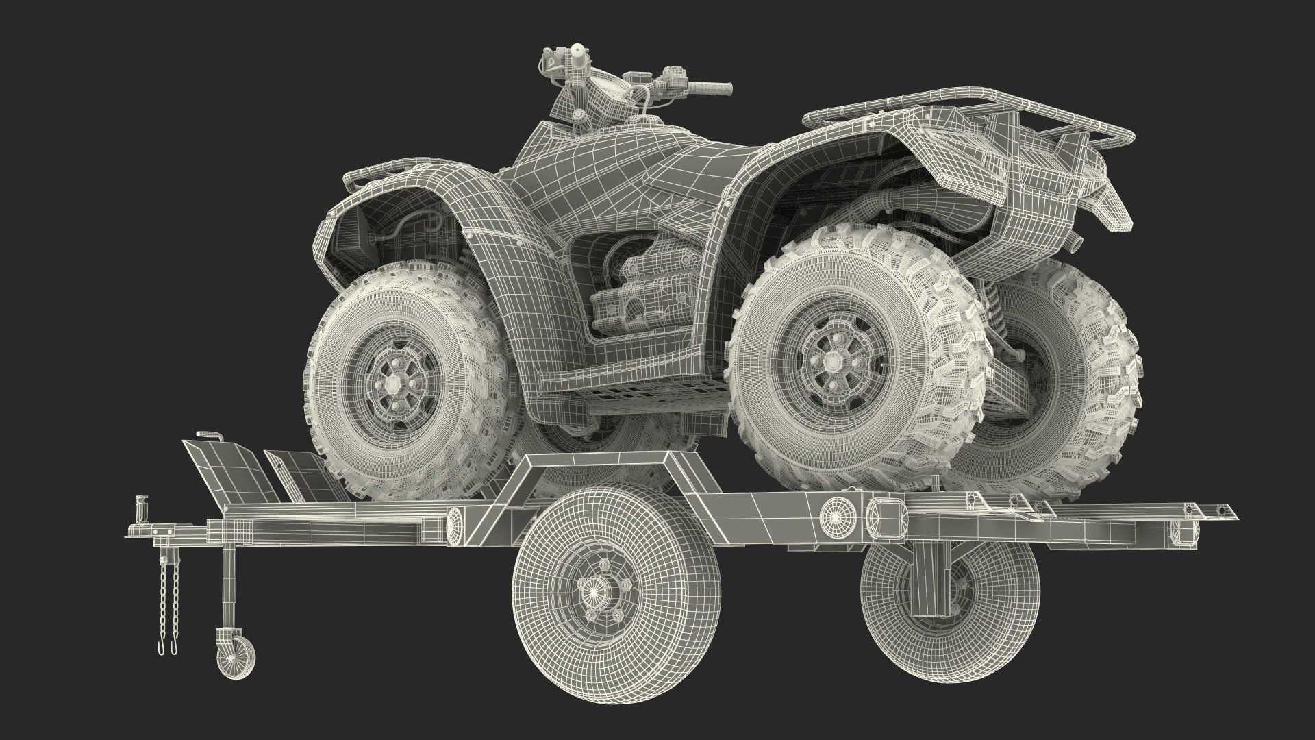 3D Trailer with ATV