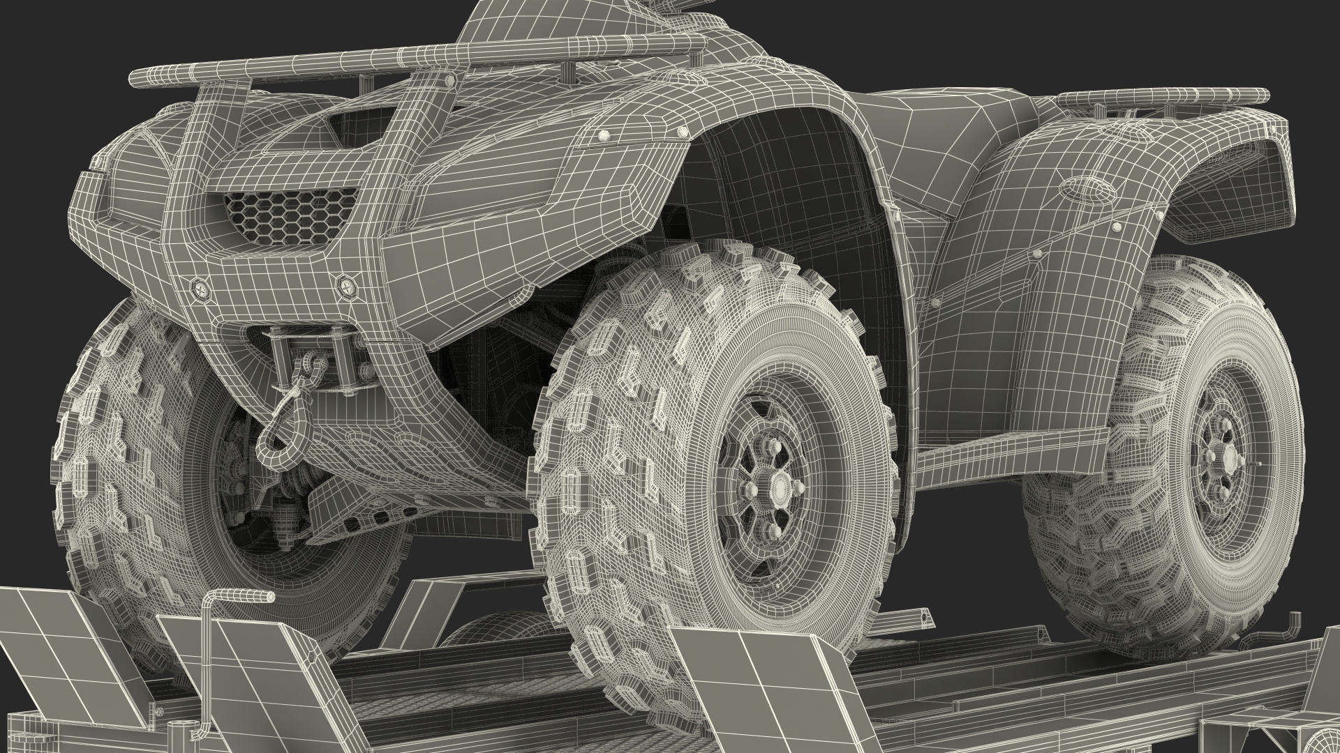 3D Trailer with ATV