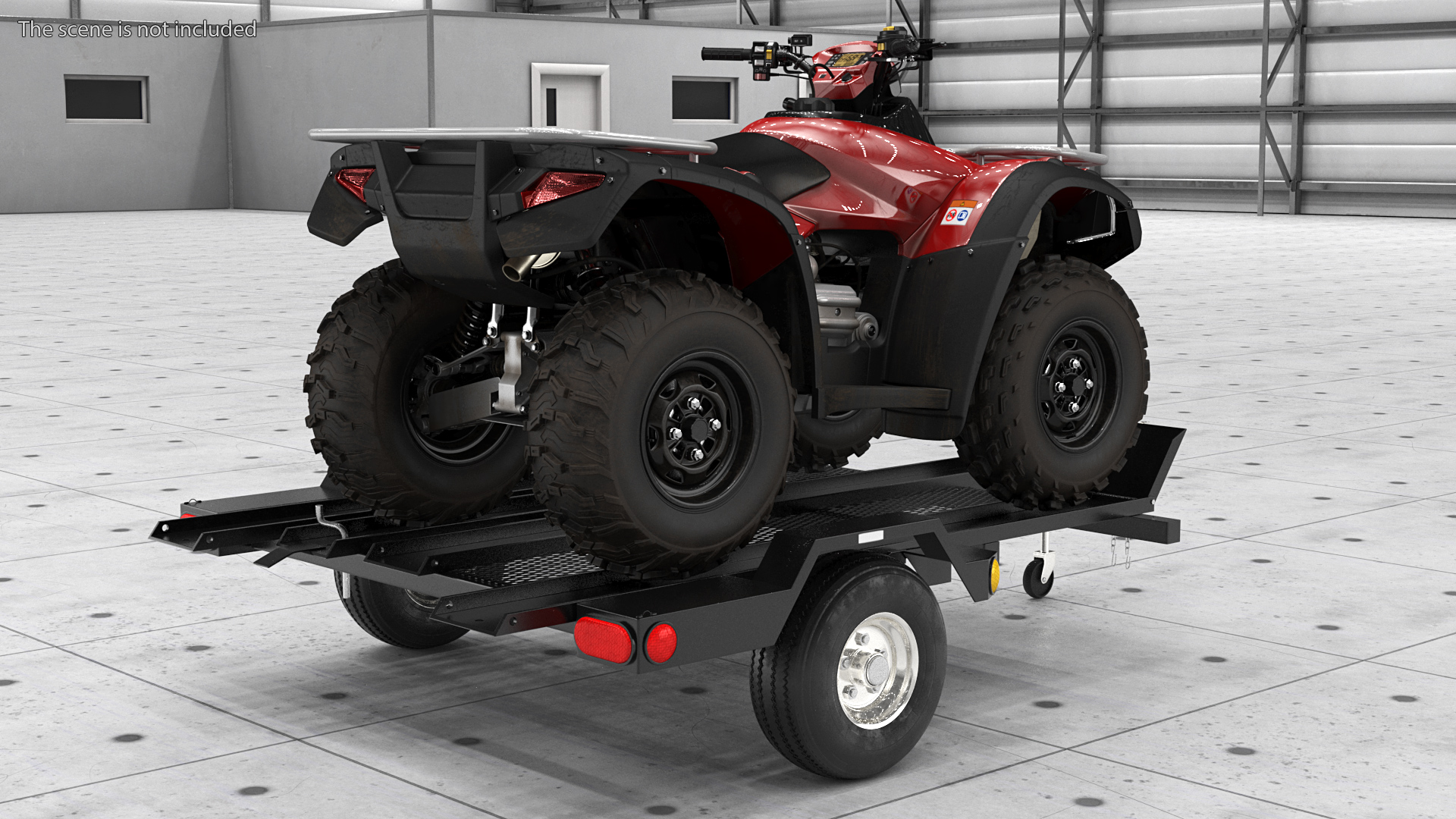 3D Trailer with ATV