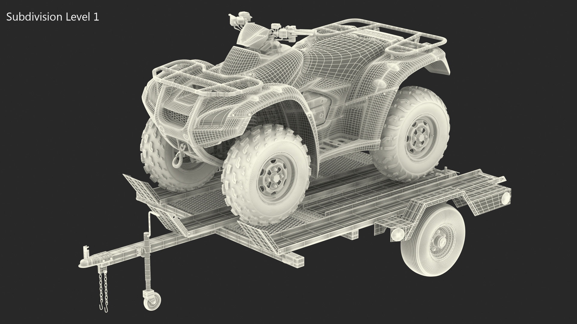 3D Trailer with ATV