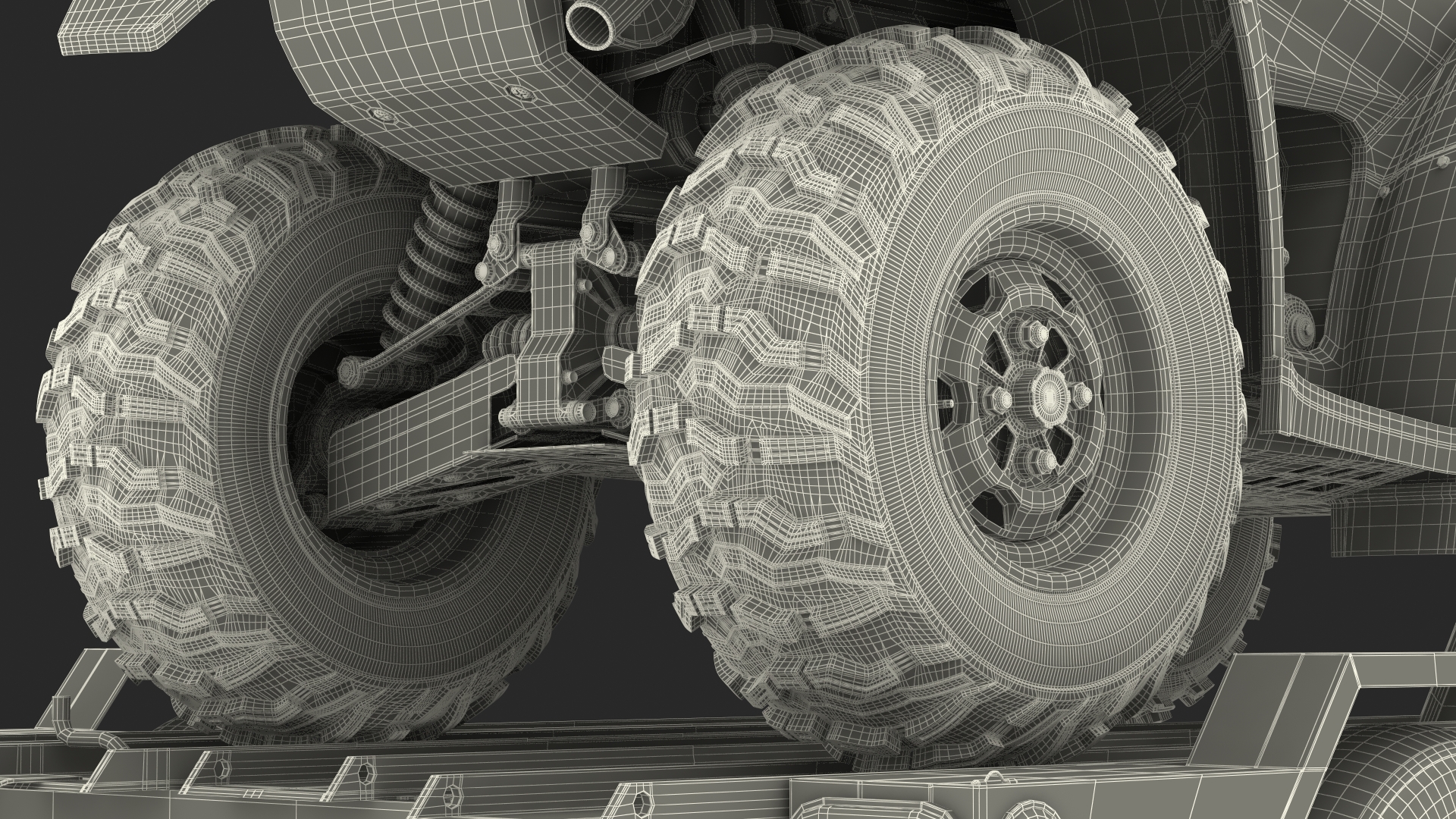 3D Trailer with ATV