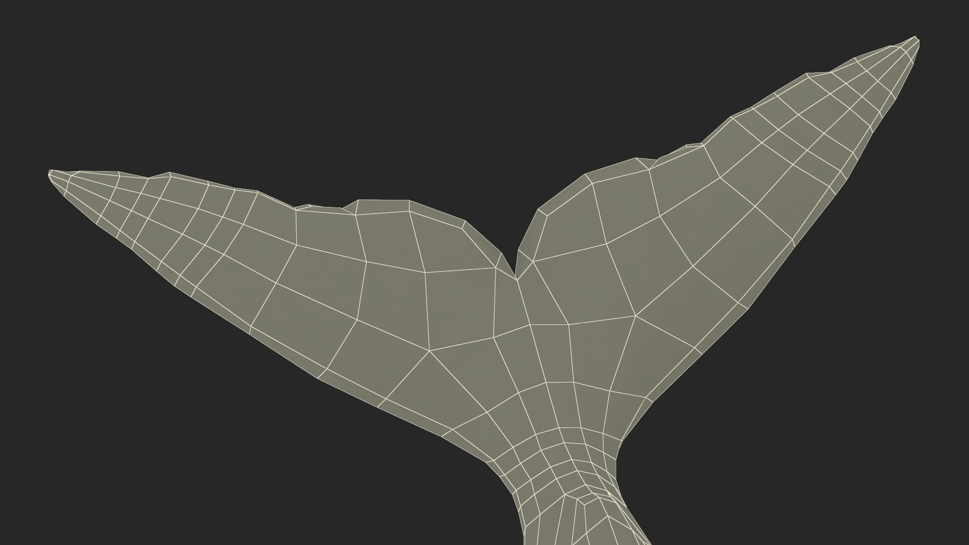 Swimming Bowhead Whale 3D