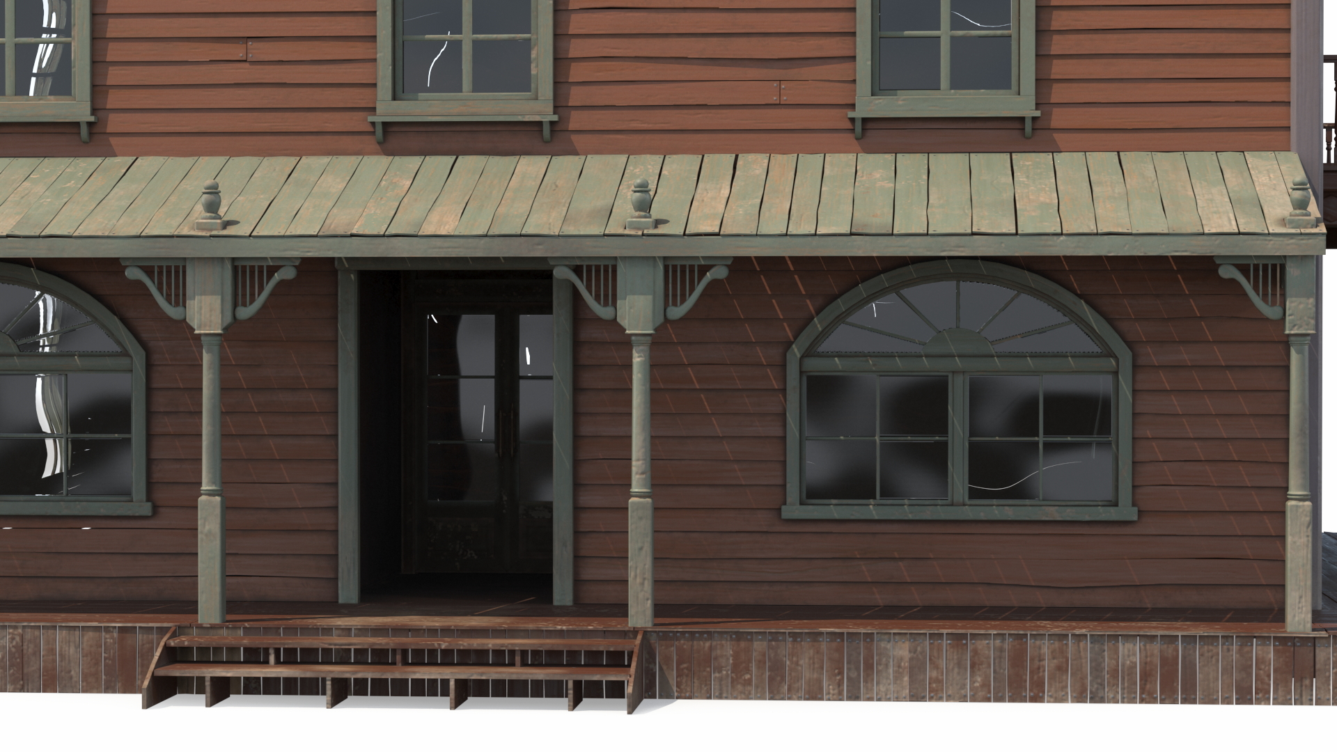Wild West Large Building 3D model