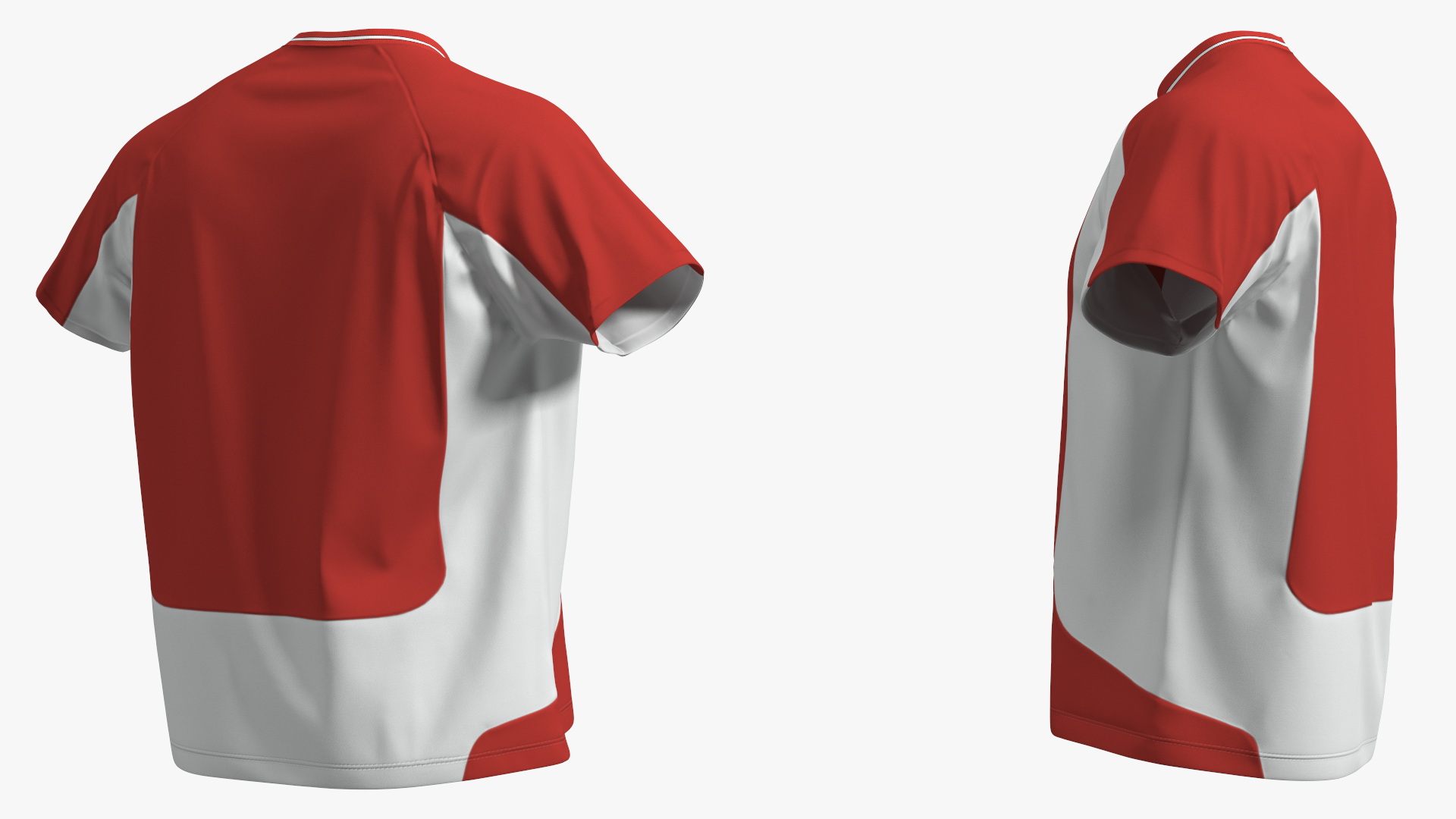 3D Sport Team Jersey Shirt model