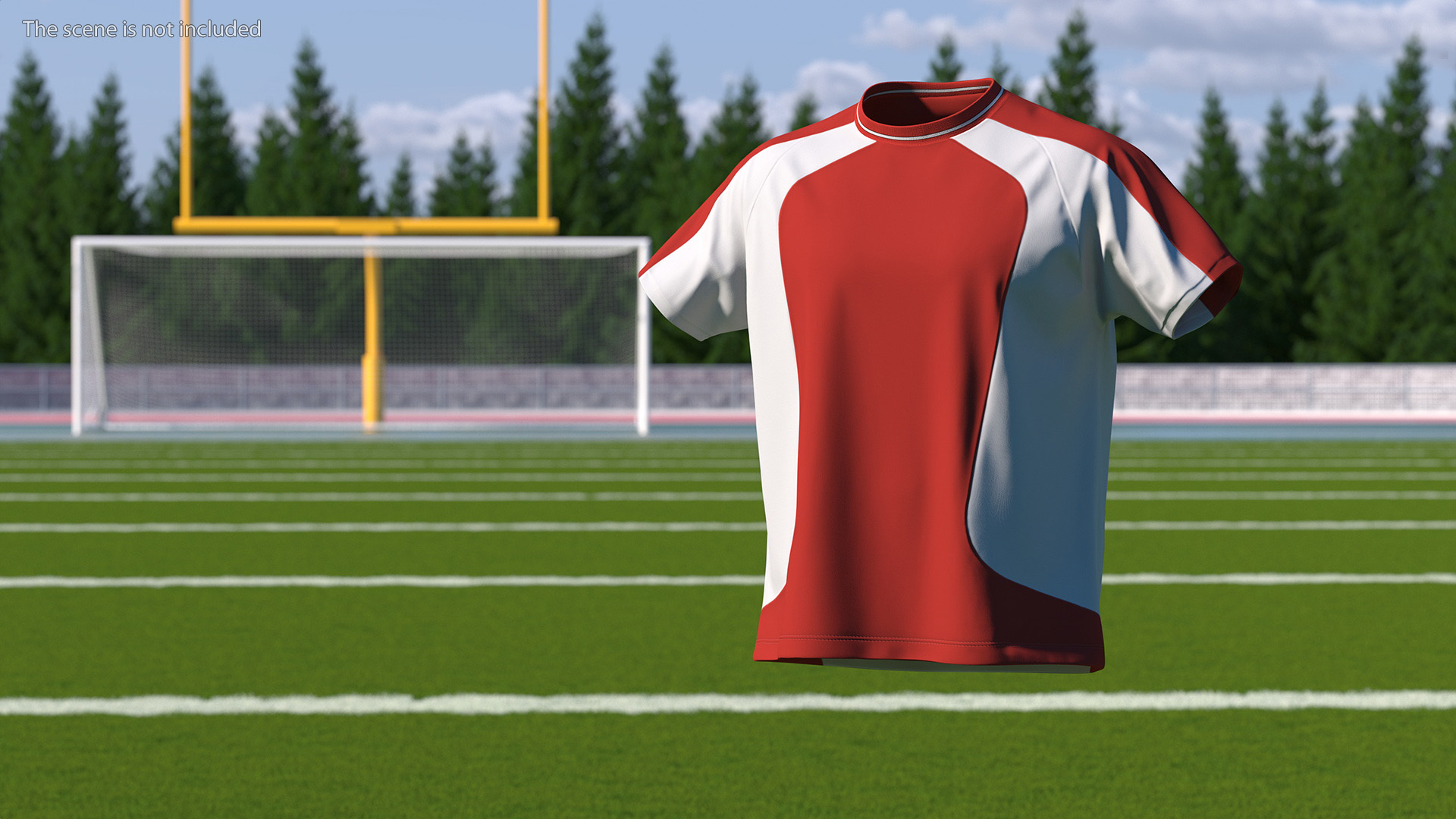 3D Sport Team Jersey Shirt model