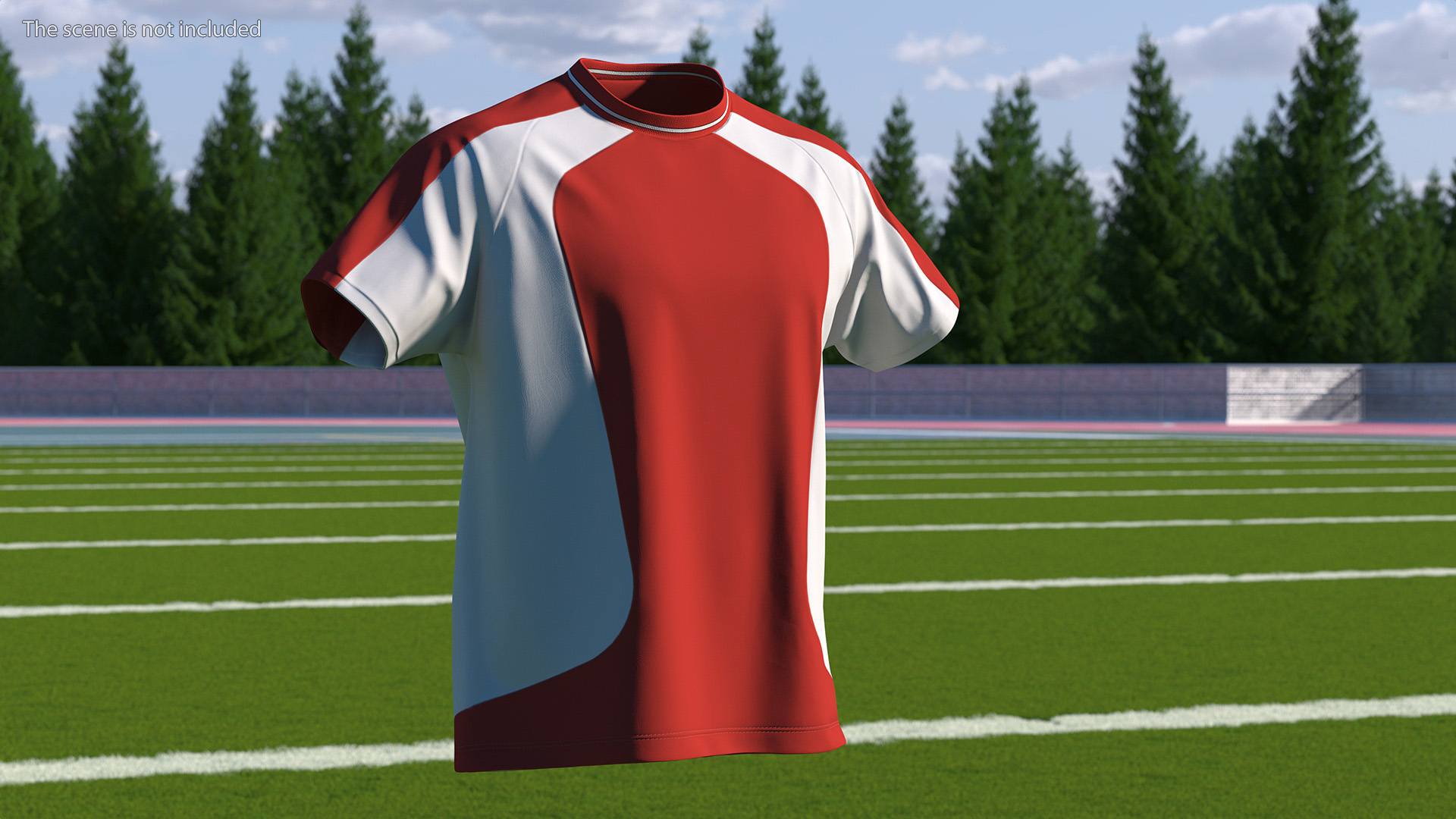 3D Sport Team Jersey Shirt model