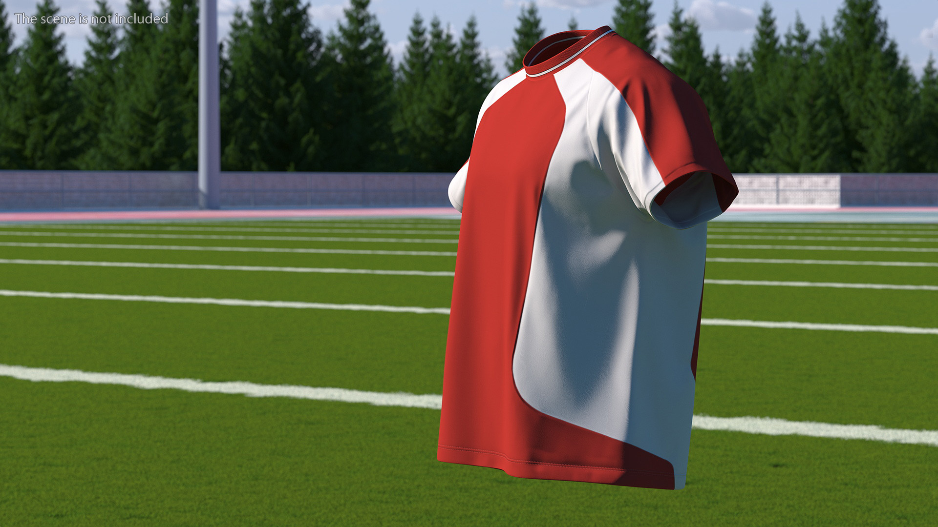 3D Sport Team Jersey Shirt model