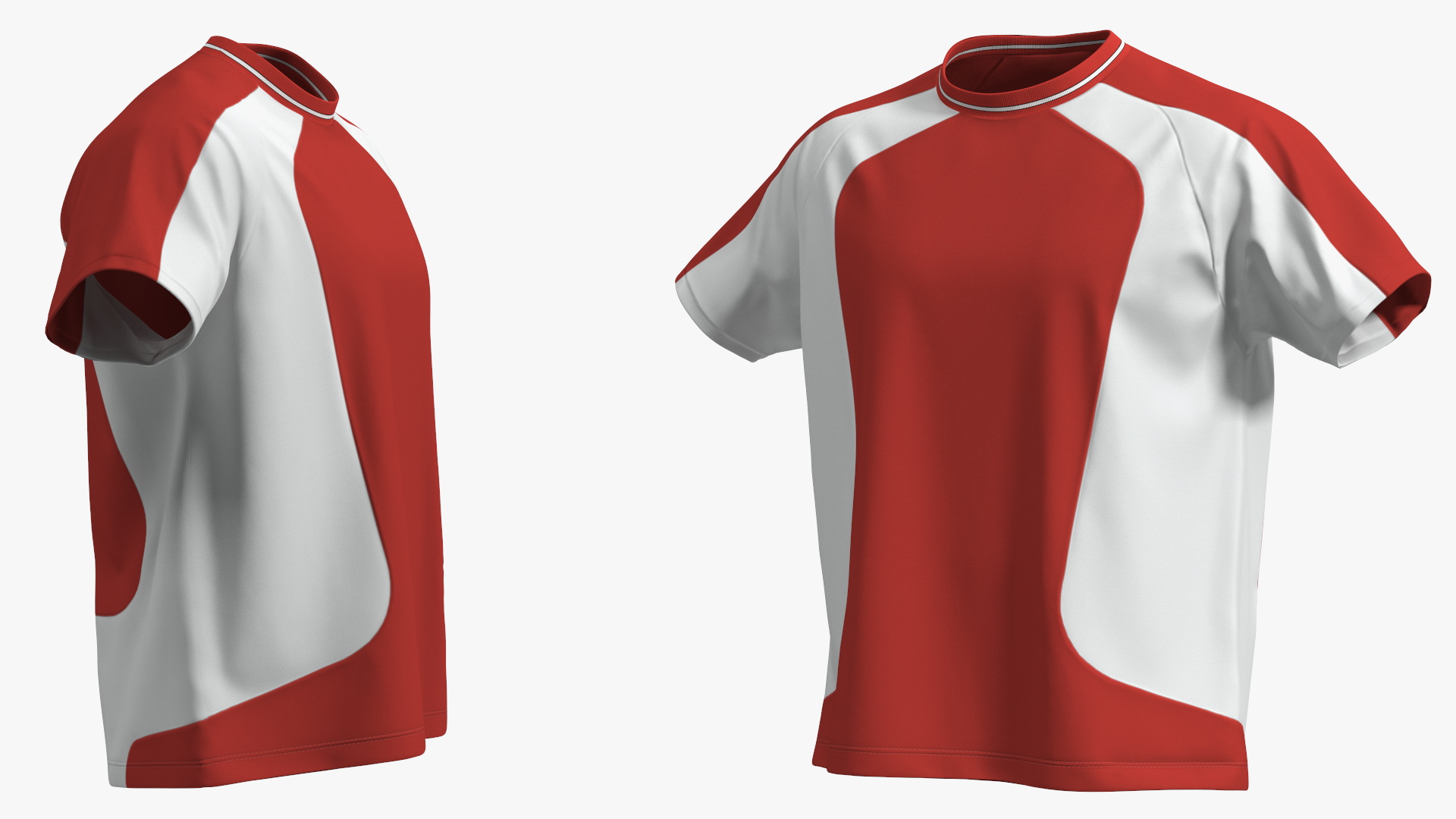 3D Sport Team Jersey Shirt model