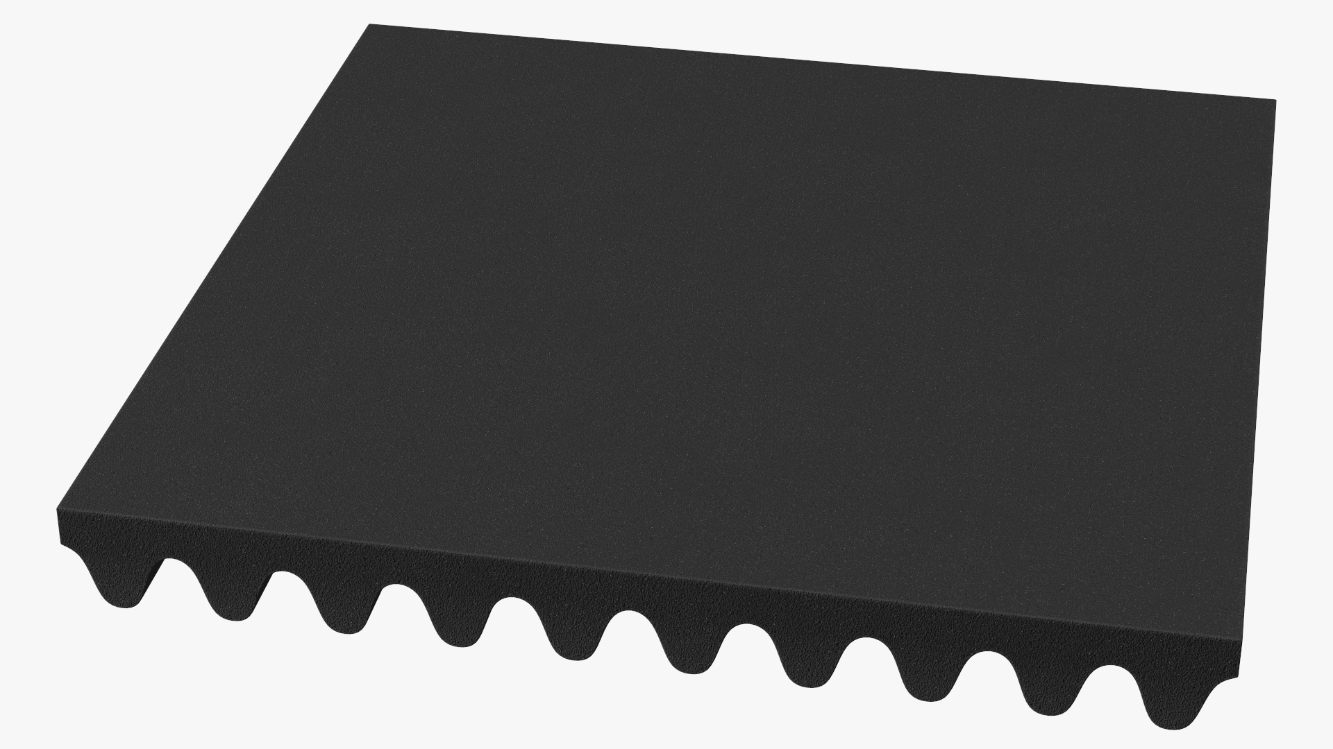 3D model Acoustic Foam Panel Black