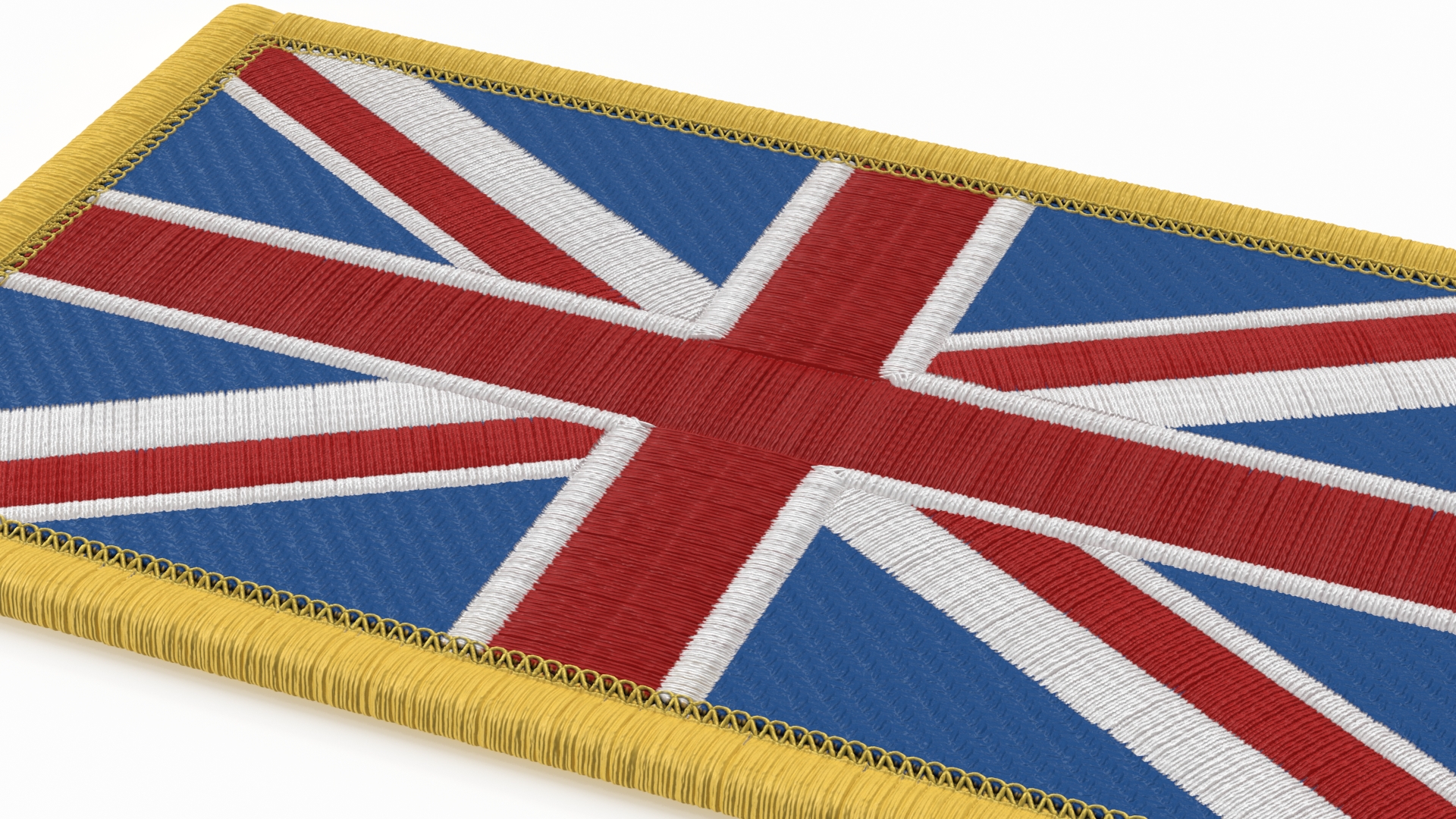 Great Britain Flag Patch 3D model