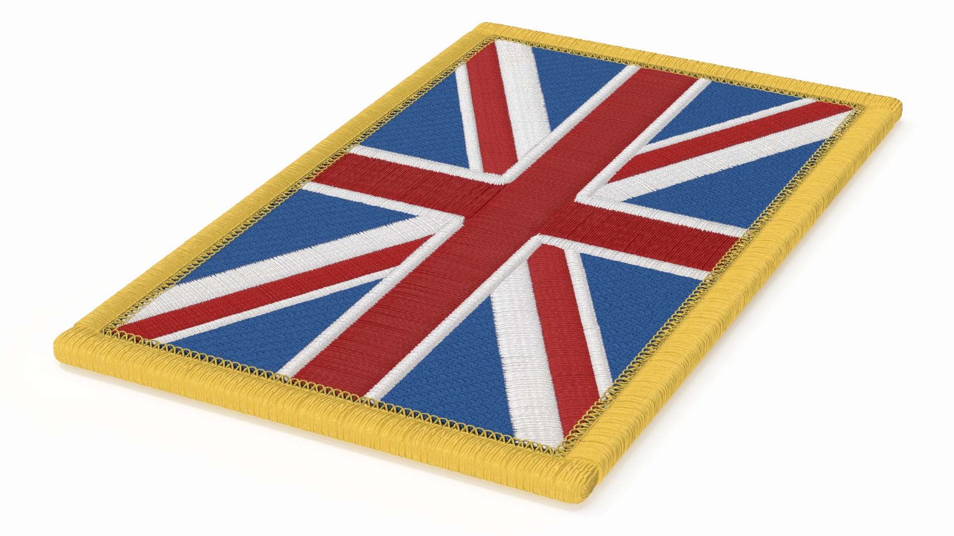 Great Britain Flag Patch 3D model