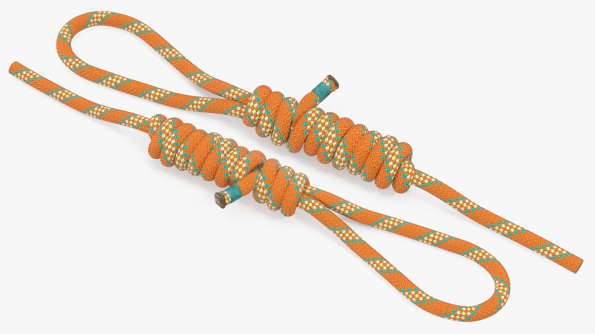 Bimini Twist Knot Rope 3D