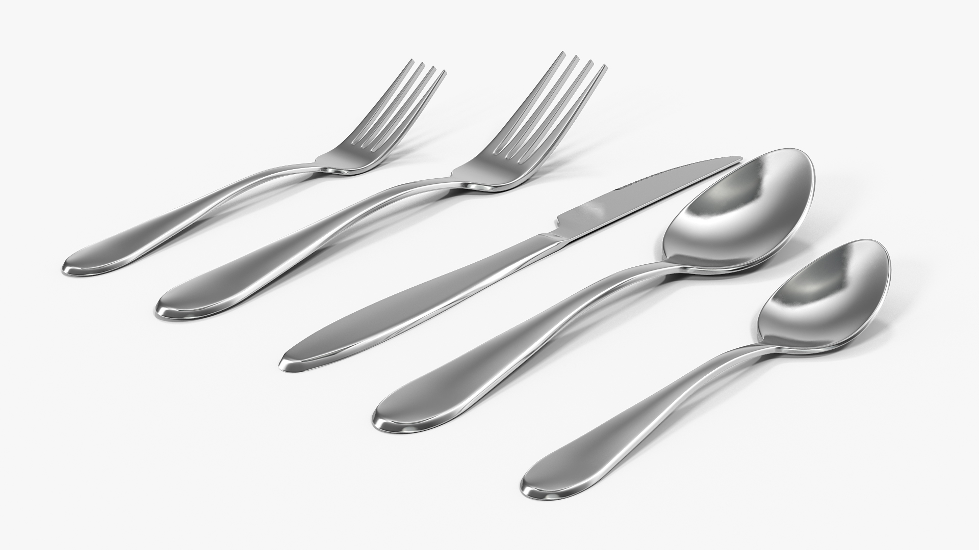 Silverware Set 3D model
