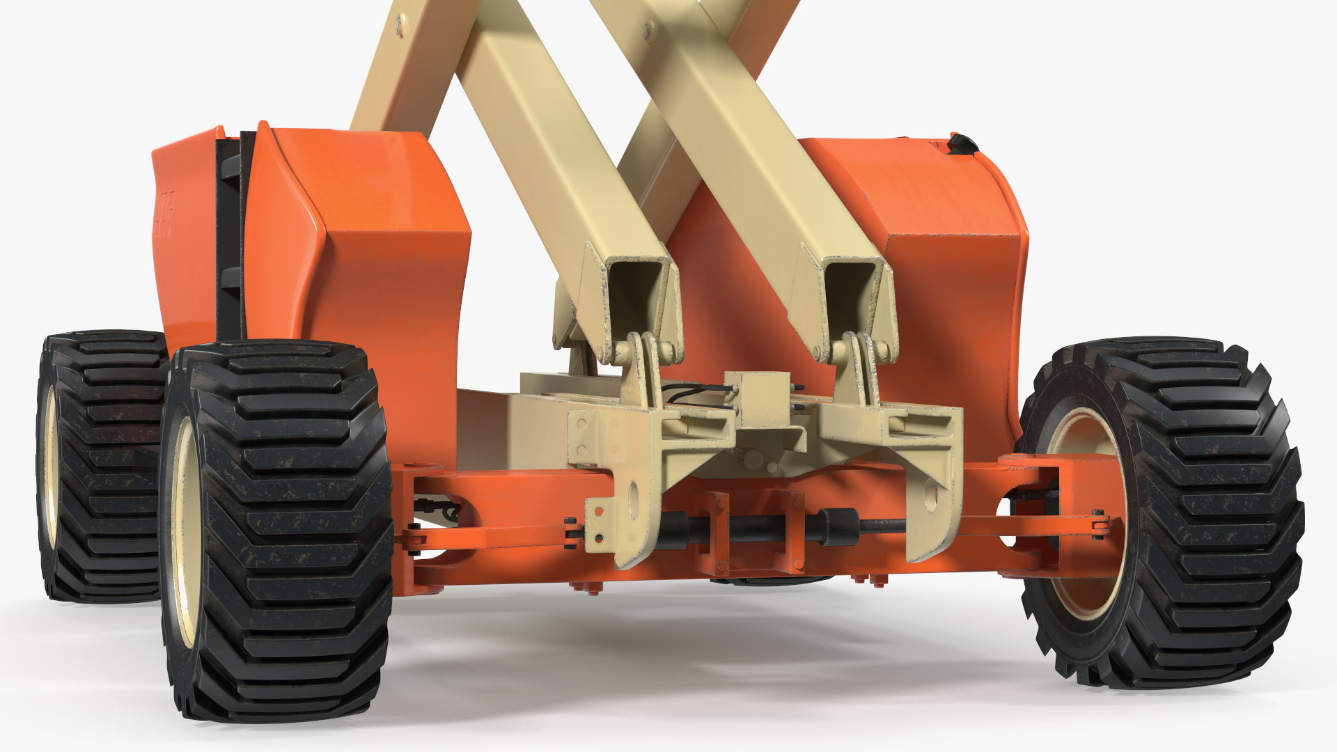 3D JLG 3394RT Scissor Lift Extendable Platform model