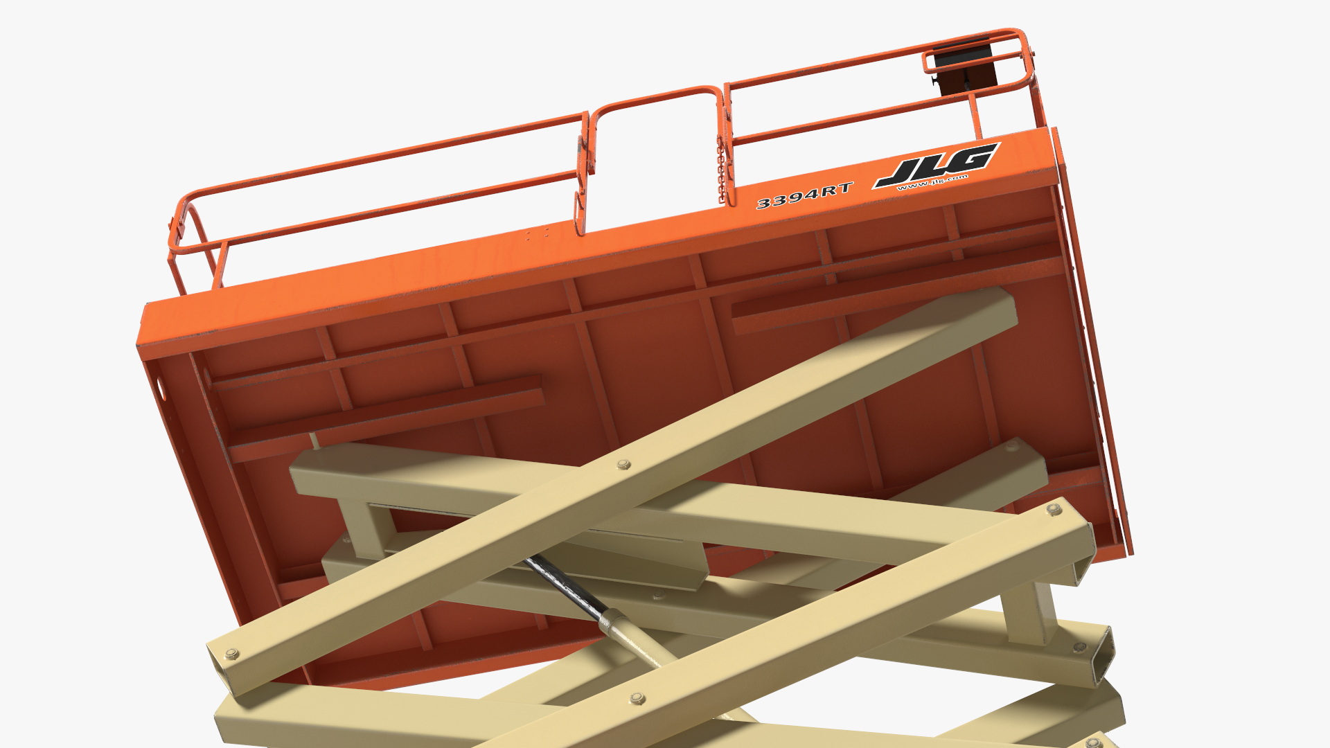 3D JLG 3394RT Scissor Lift Extendable Platform model