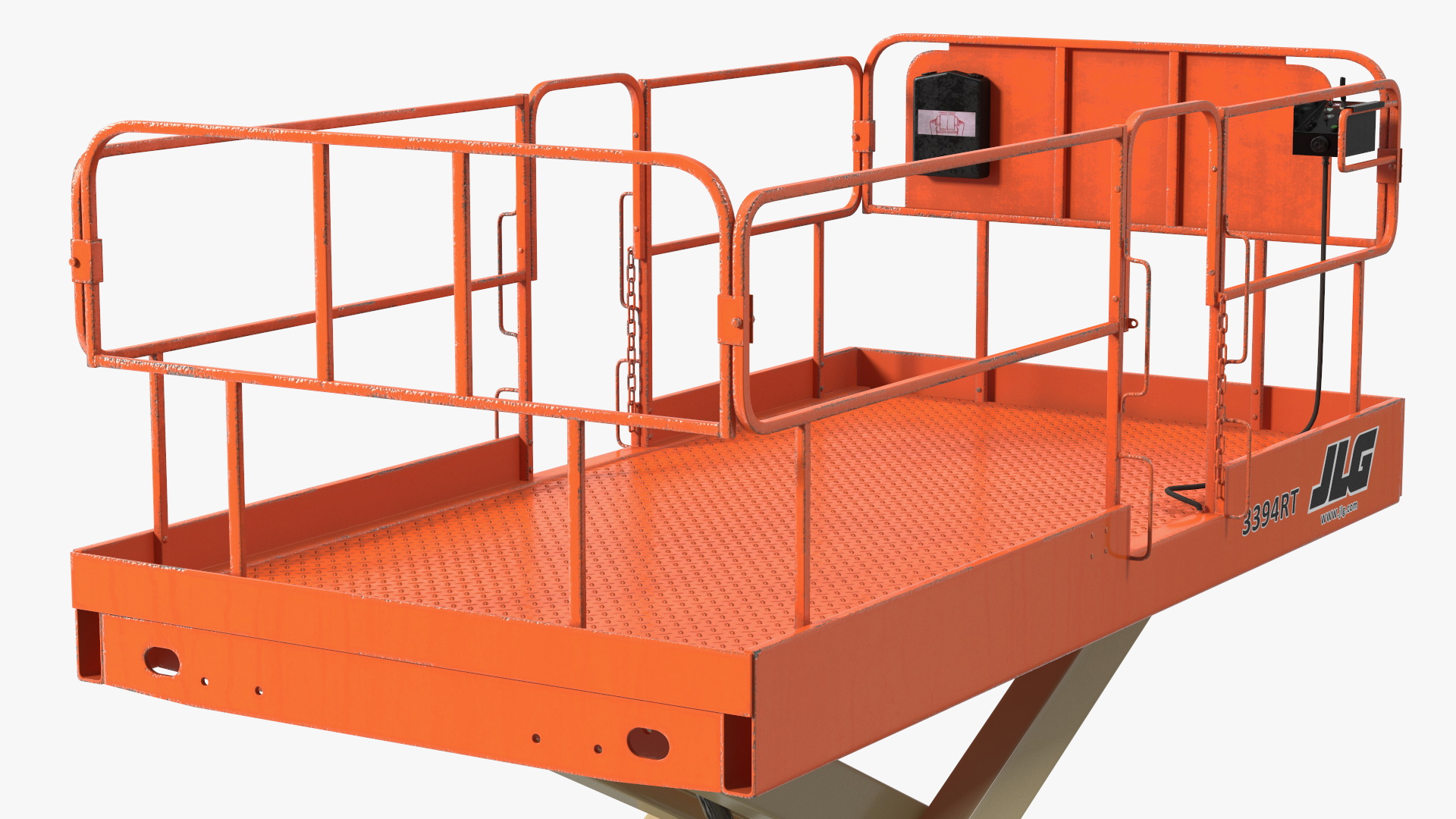 3D JLG 3394RT Scissor Lift Extendable Platform model