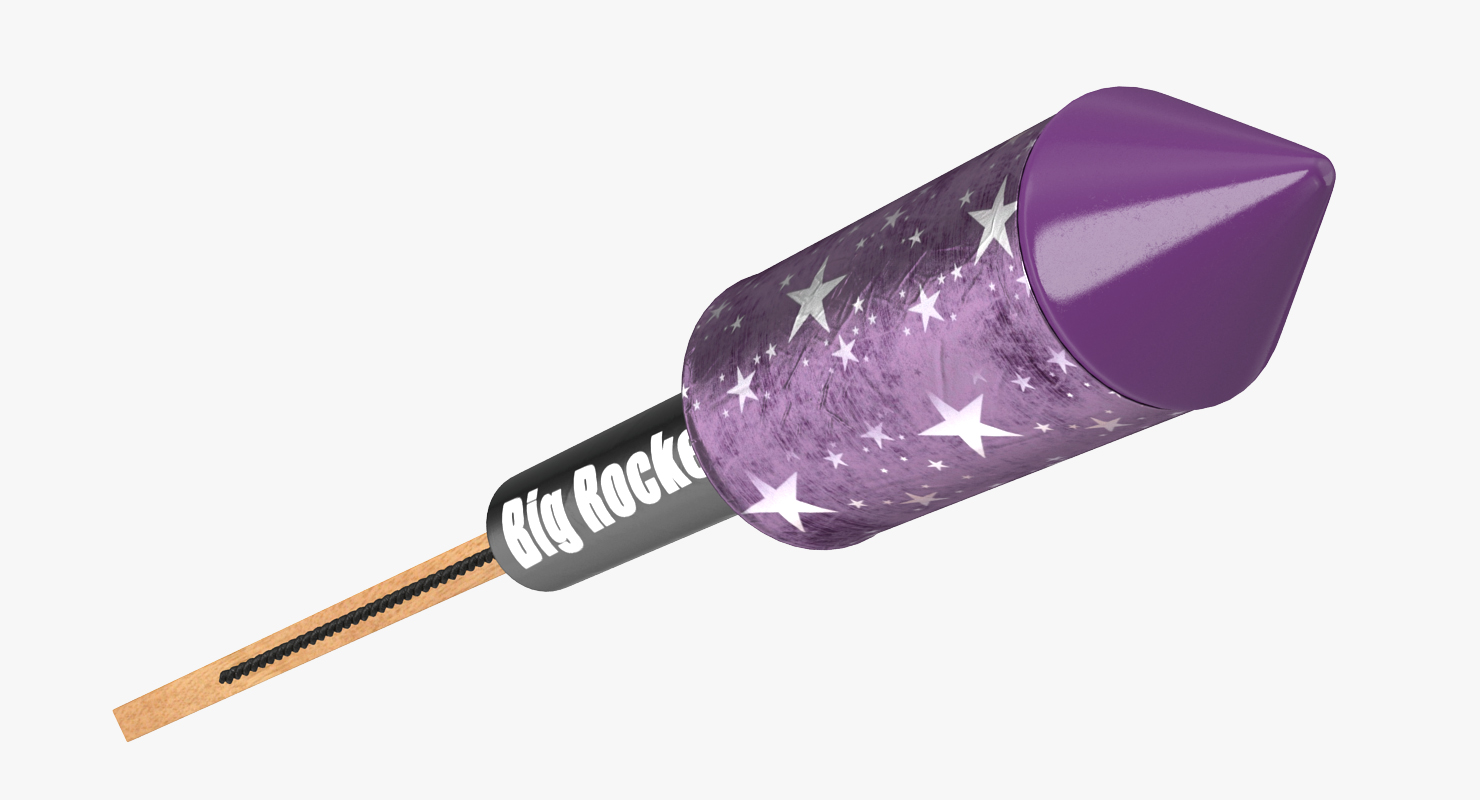 3D model Firework Rocket
