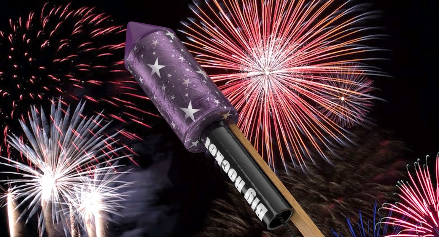 3D model Firework Rocket