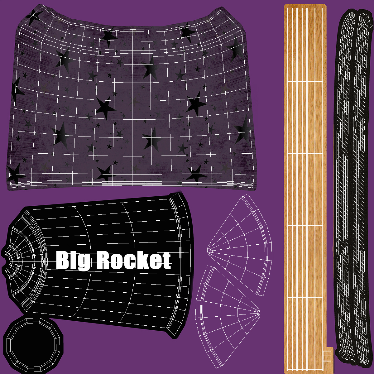 3D model Firework Rocket