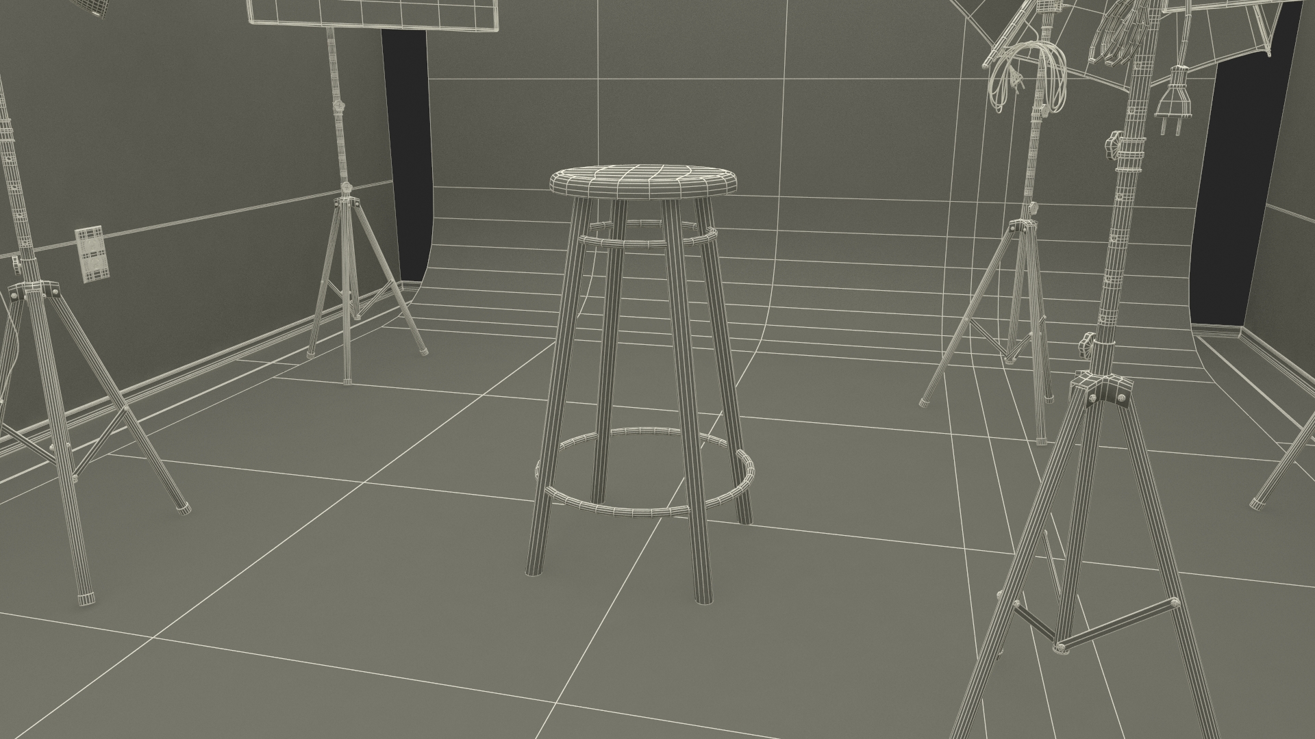 Photography Studio Interior 3D